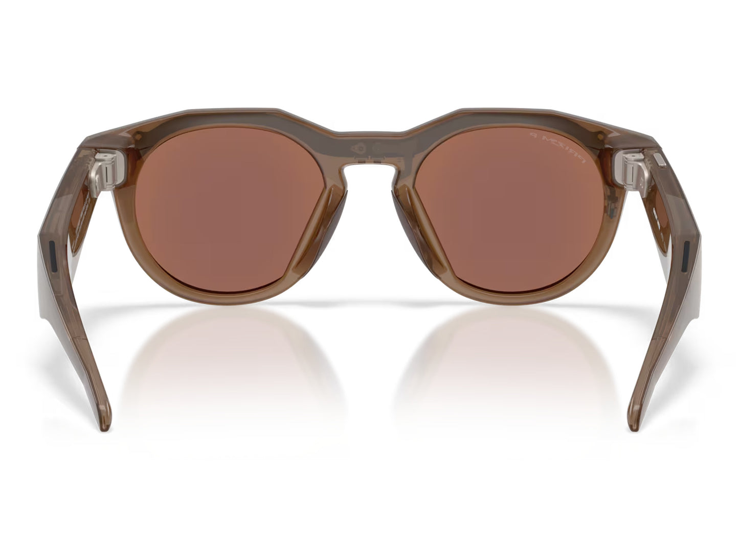 Oakley Meta HSTN Brown Smoke Frames w/ Prizm Deep Water Polarized Lenses