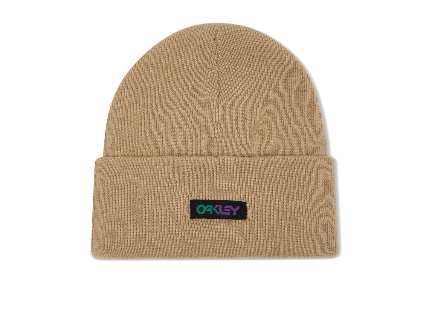 Oakley B1B Gradient Patch Beanie in Pebble - front