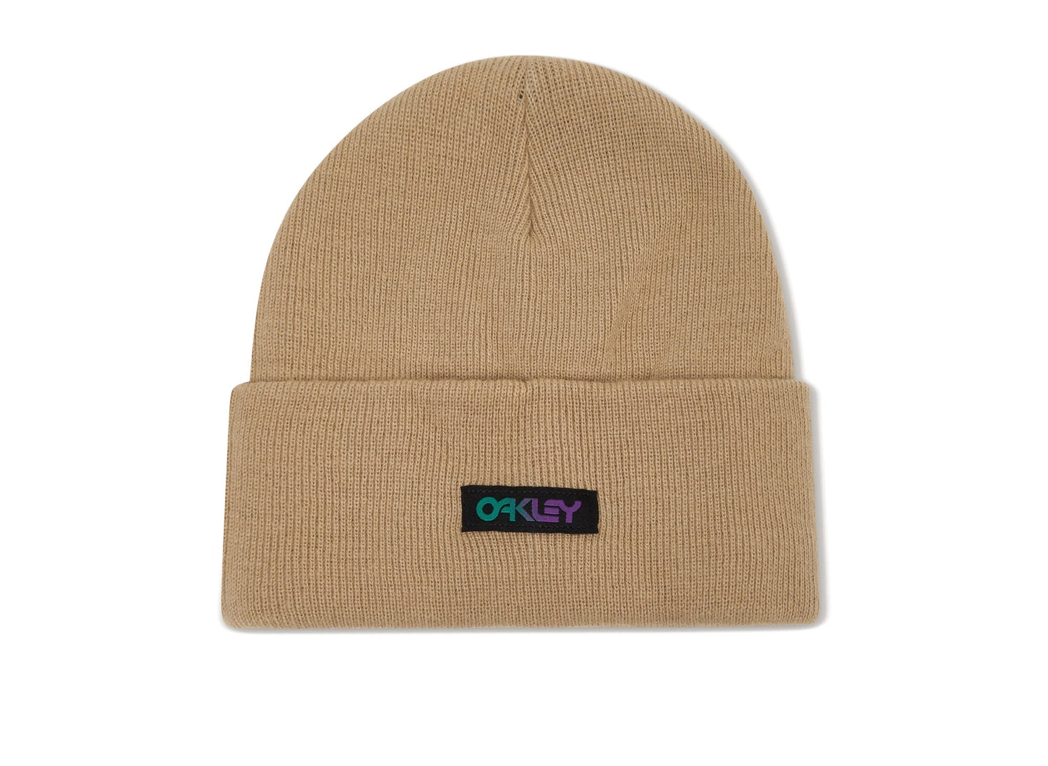 Oakley B1B Gradient Patch Beanie in Pebble - front