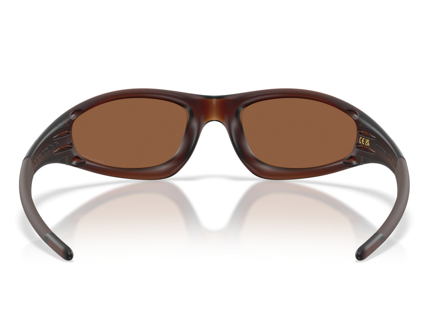 Oakley MUZM Straight Jacket 99 in Matte Rootbeer / Prizm Tungsten — rear