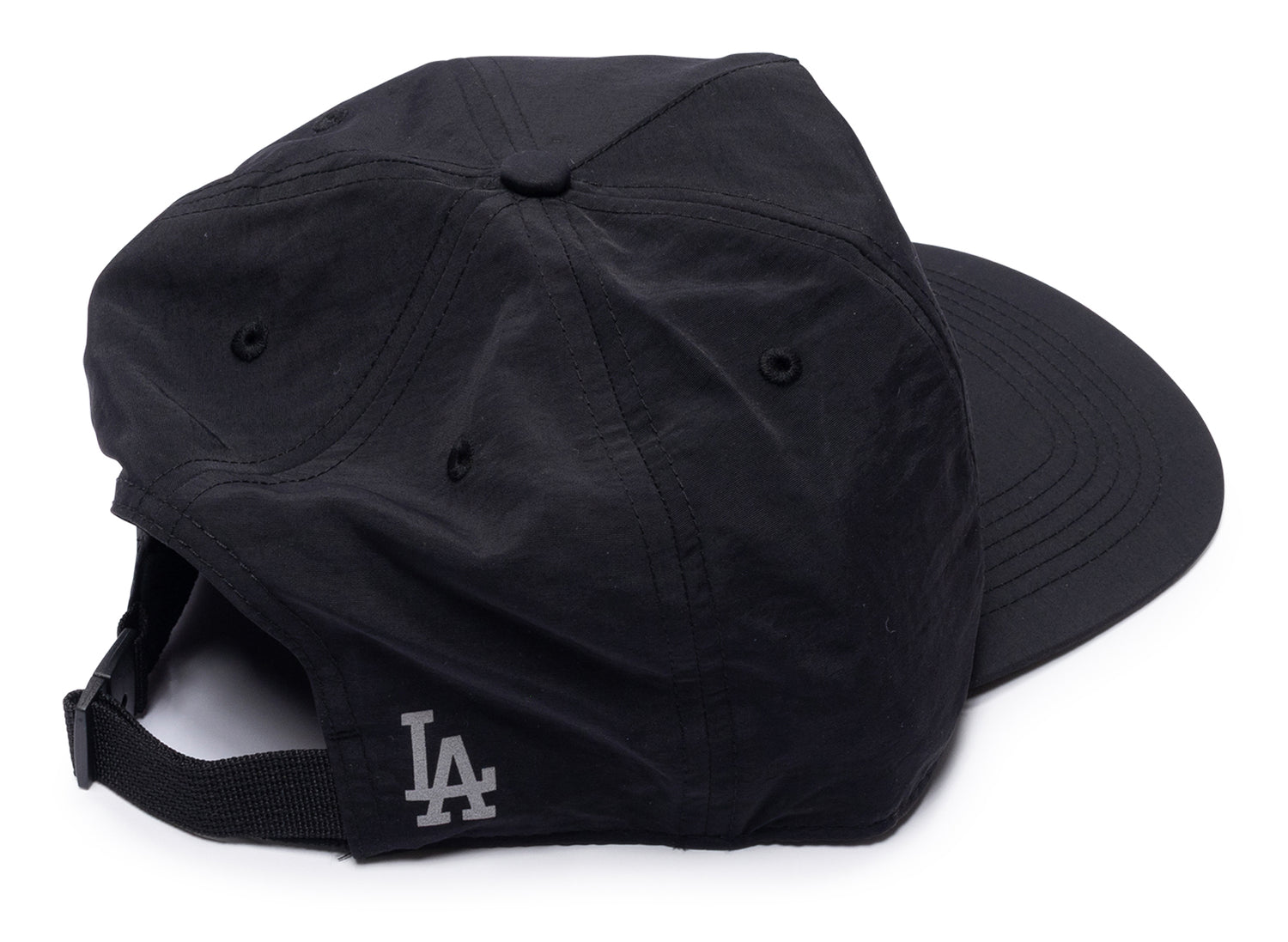 47 Brand MLB Black Los Angeles Dodgers Snapback Hat — view 2