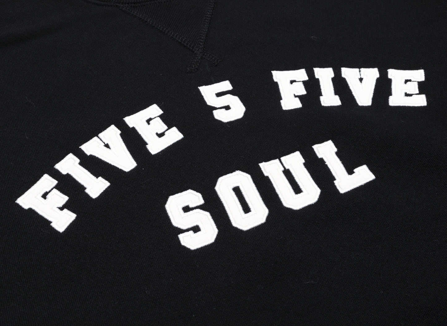 555 Soul Heritage Arch Crewneck in Black - view 2