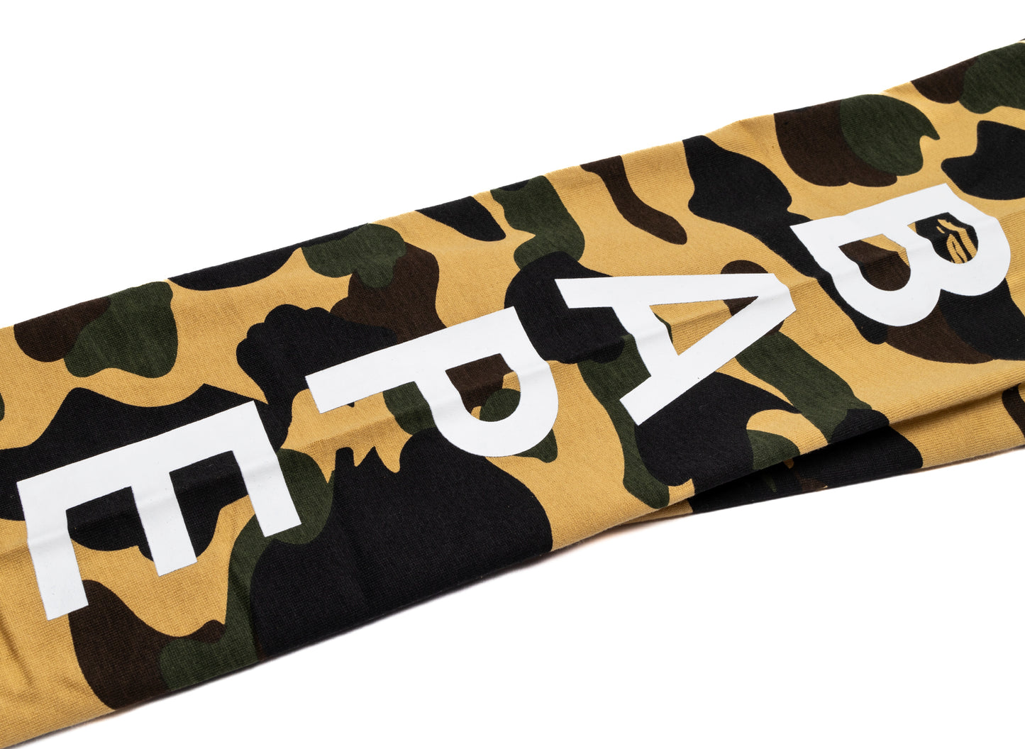 A Bathing Ape 1st Camo L/S Tee in Yellow - view 2