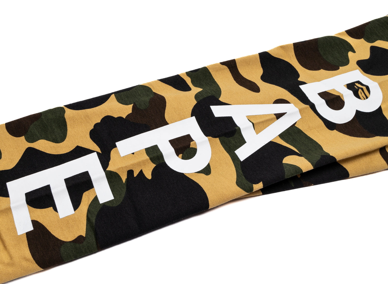 A Bathing Ape 1st Camo L/S Tee in Yellow - view 2