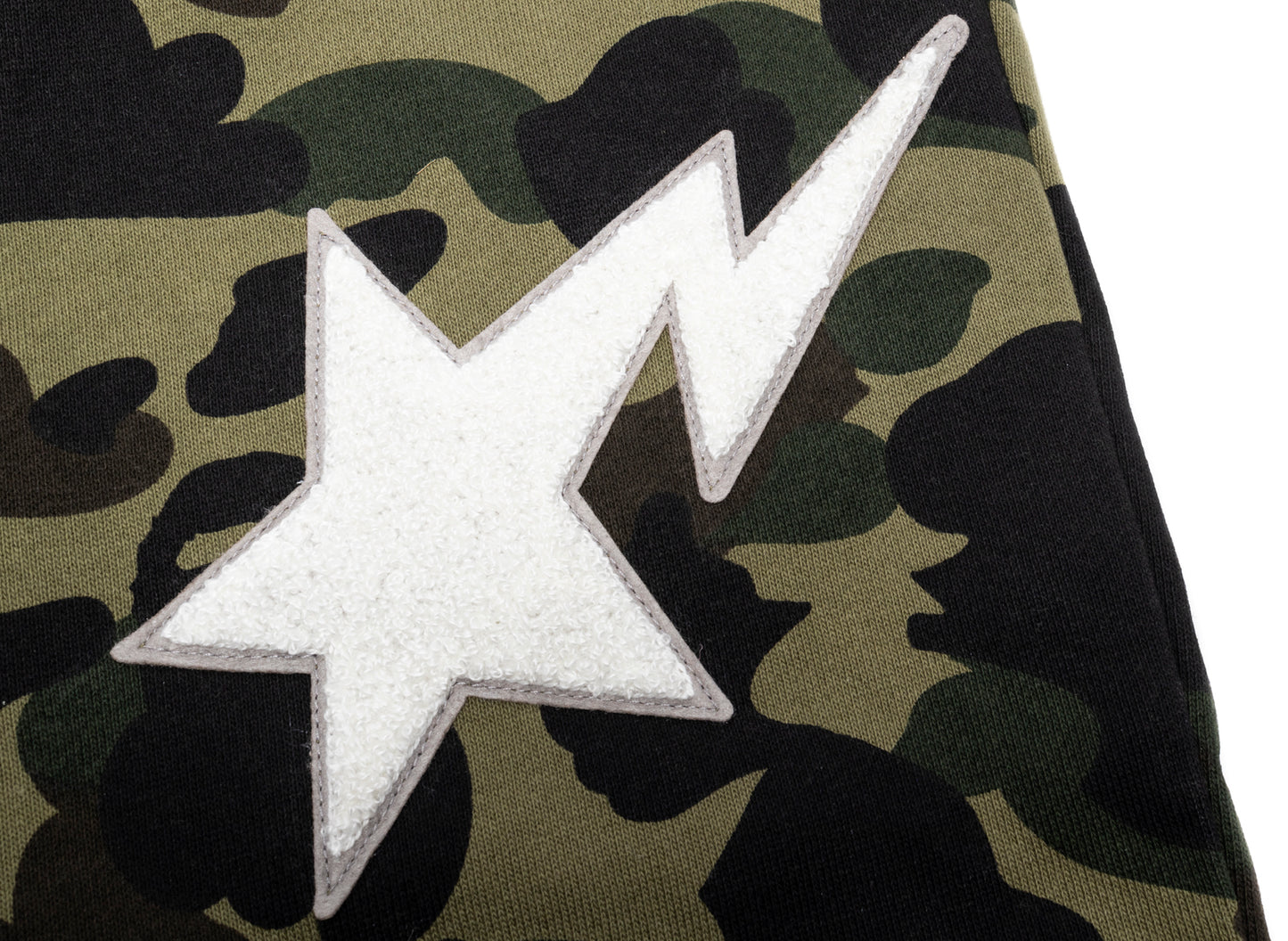 A Bathing Ape 1st Camo Sweatpants in Green - view 2