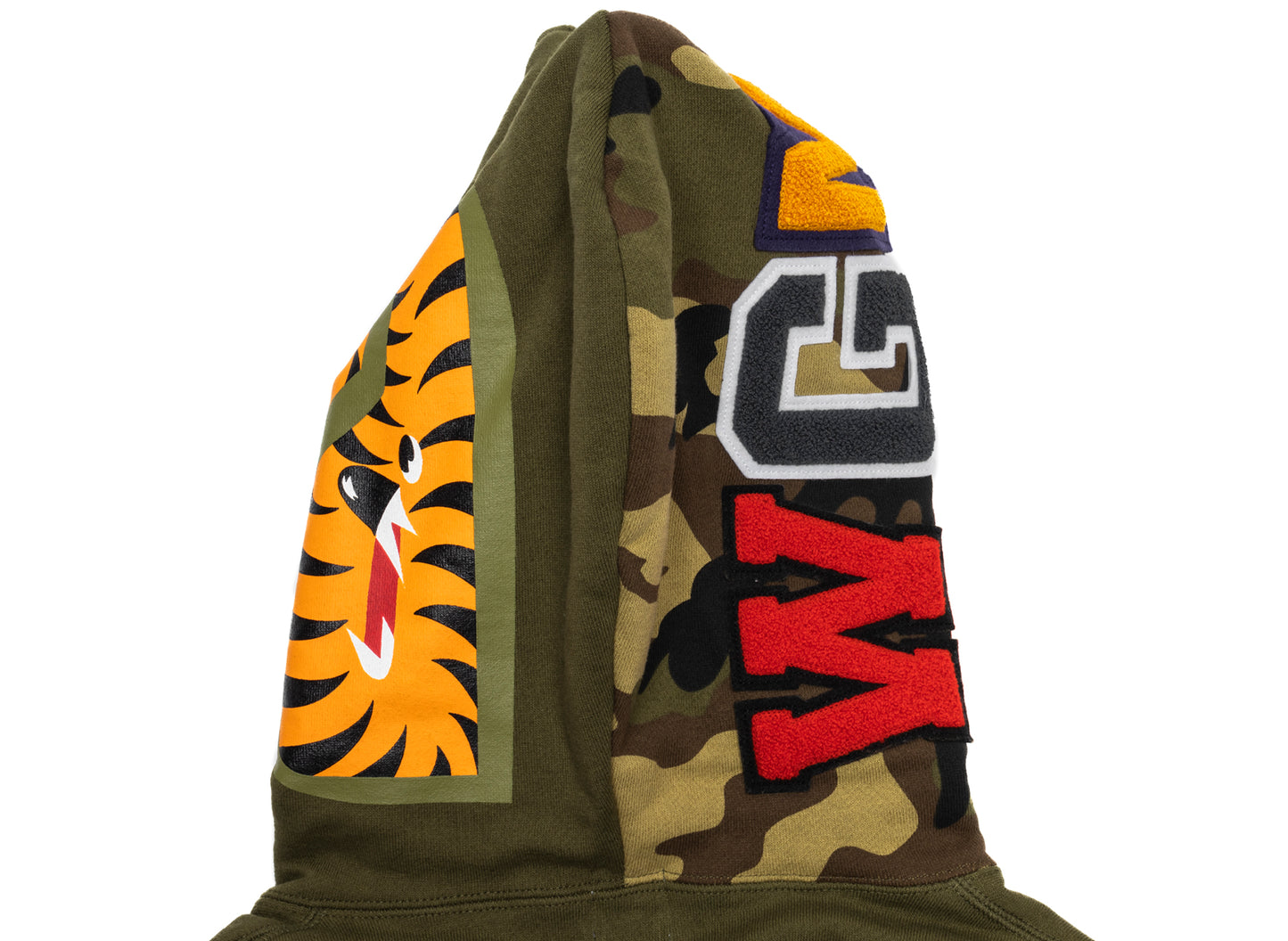 A Bathing Ape 1st Shark Full Zip Hoodie in Olive – Oneness Boutique