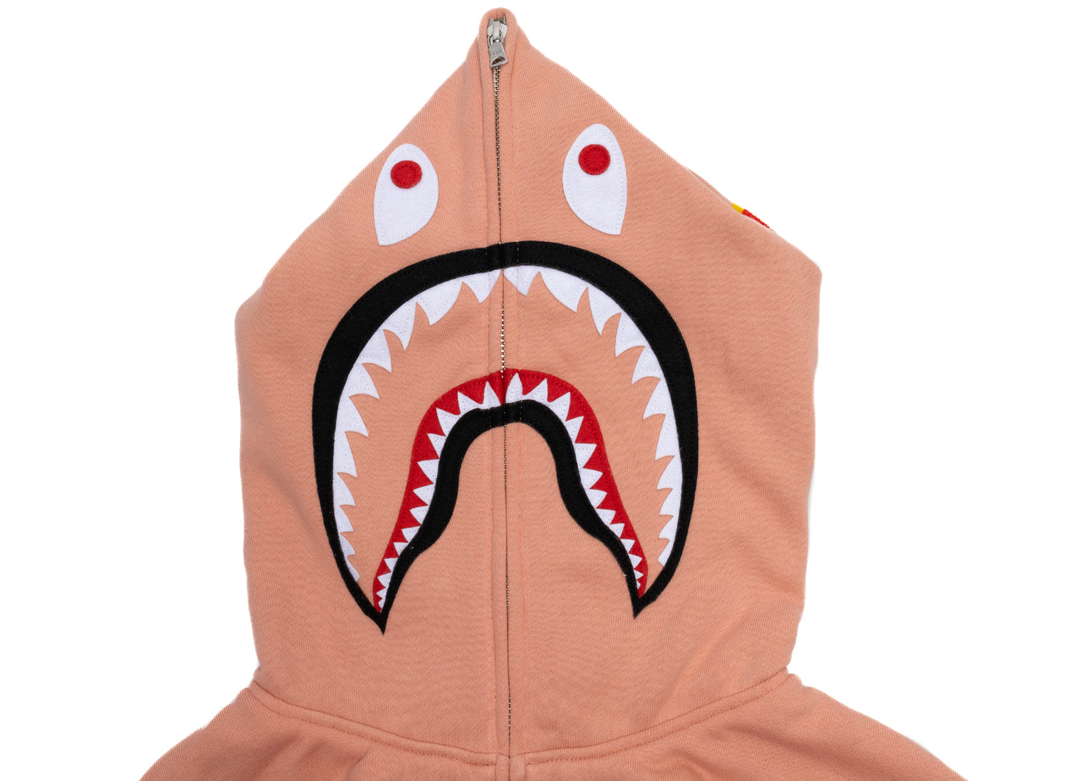 A Bathing Ape 2nd Shark Full Zip Hoodie in Pink - view 2