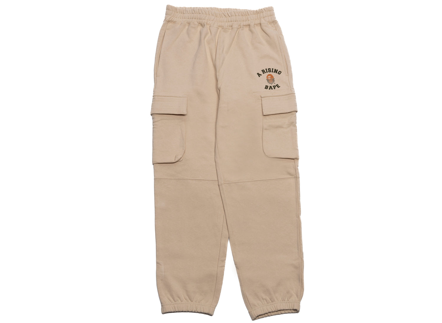 A Bathing Ape A Rising Bape Military Sweatpants in Ivory