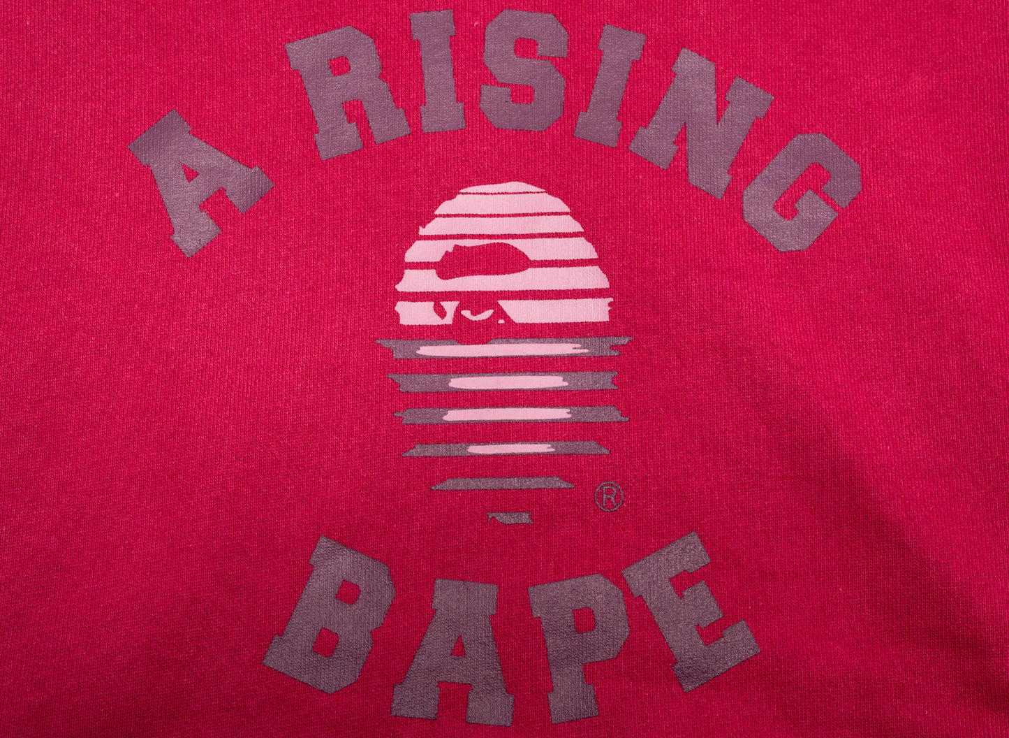 A Bathing Ape A Rising Bape Pullover Hoodie in Purple - view 2