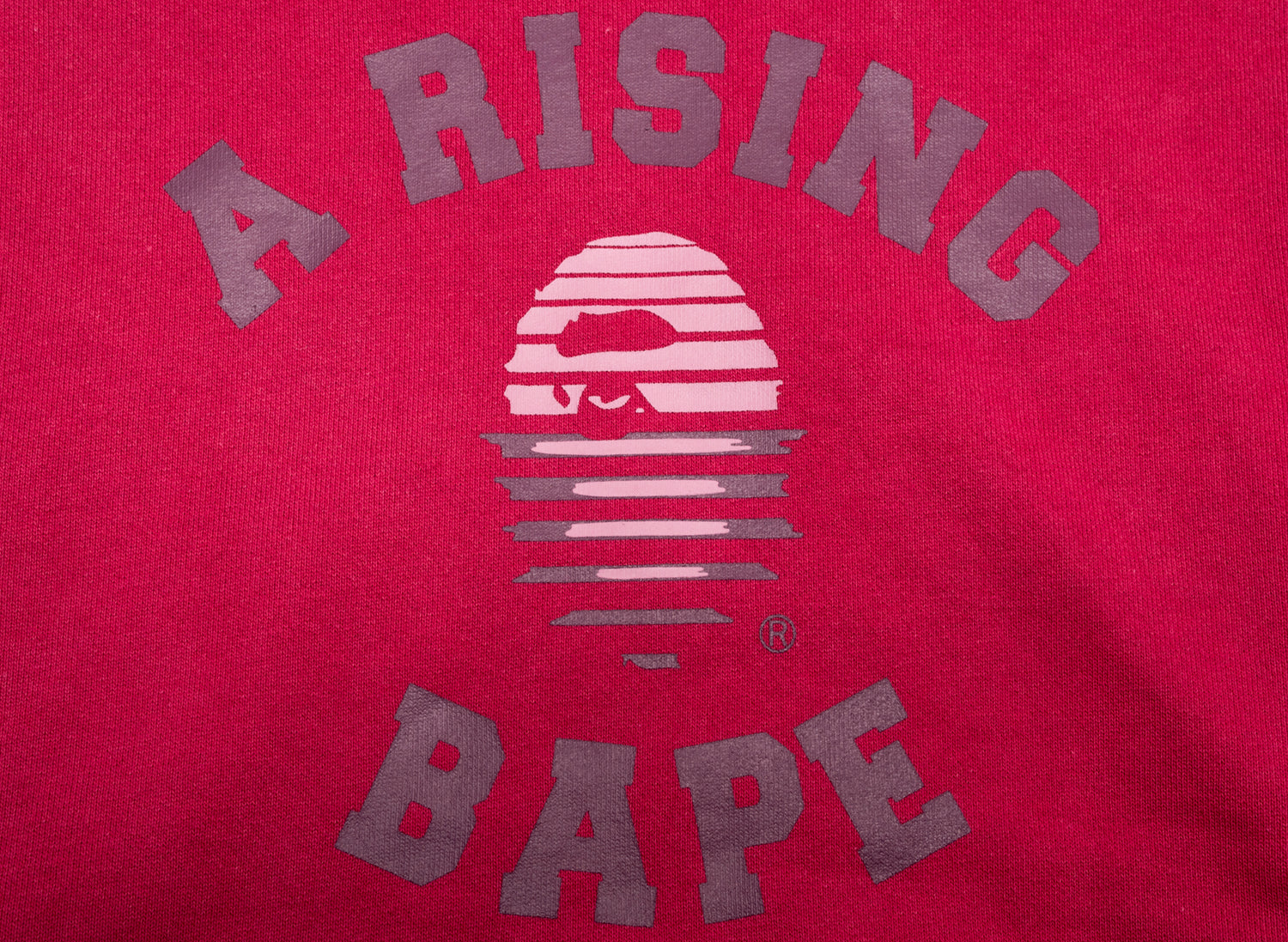 A Bathing Ape A Rising Bape Pullover Hoodie in Purple - view 2
