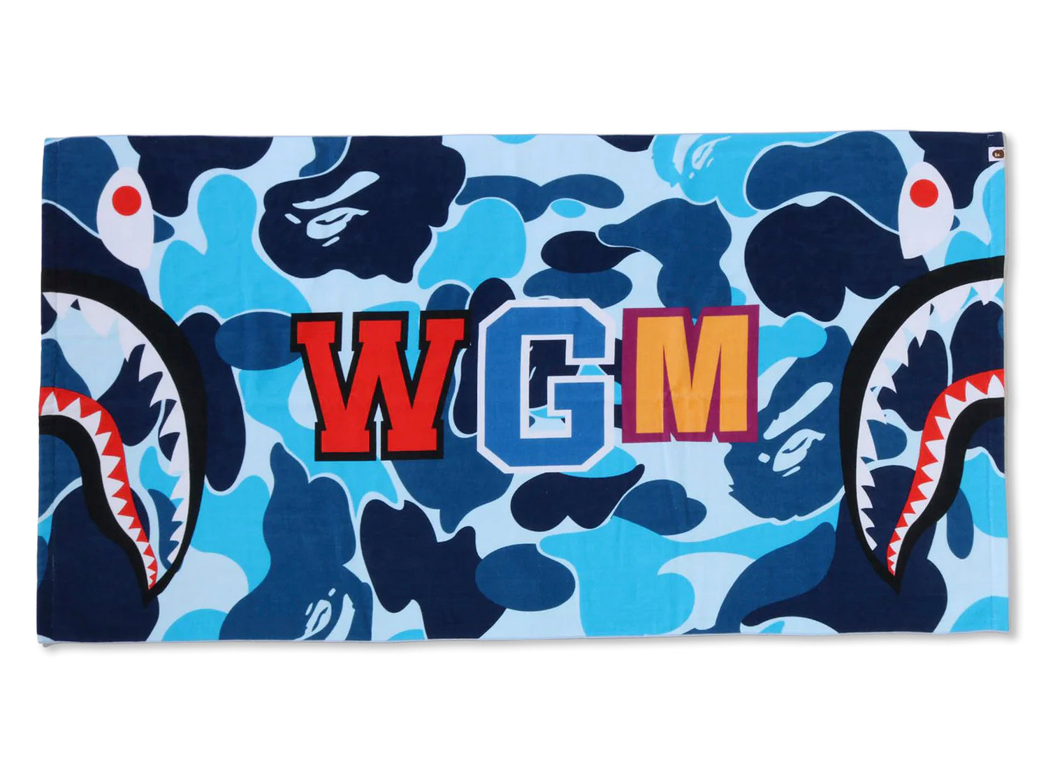 A Bathing Ape ABC Camo Shark Beach Towel in Blue – Oneness Boutique