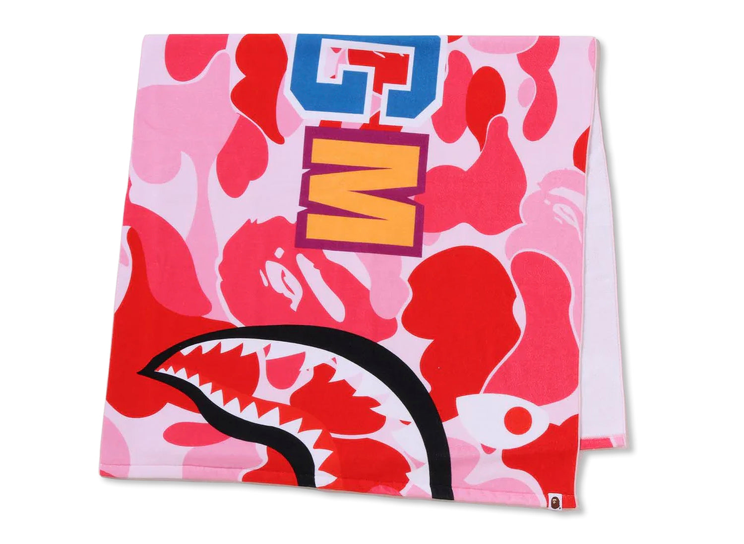 A Bathing Ape ABC Camo Shark Beach Towel in Pink – Oneness Boutique