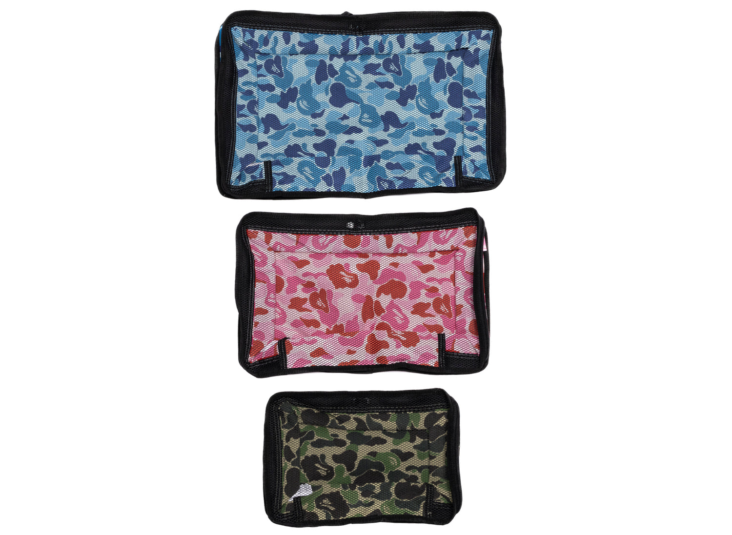 A Bathing Ape ABC Camo Travel Pouch 3 Pack - view 3