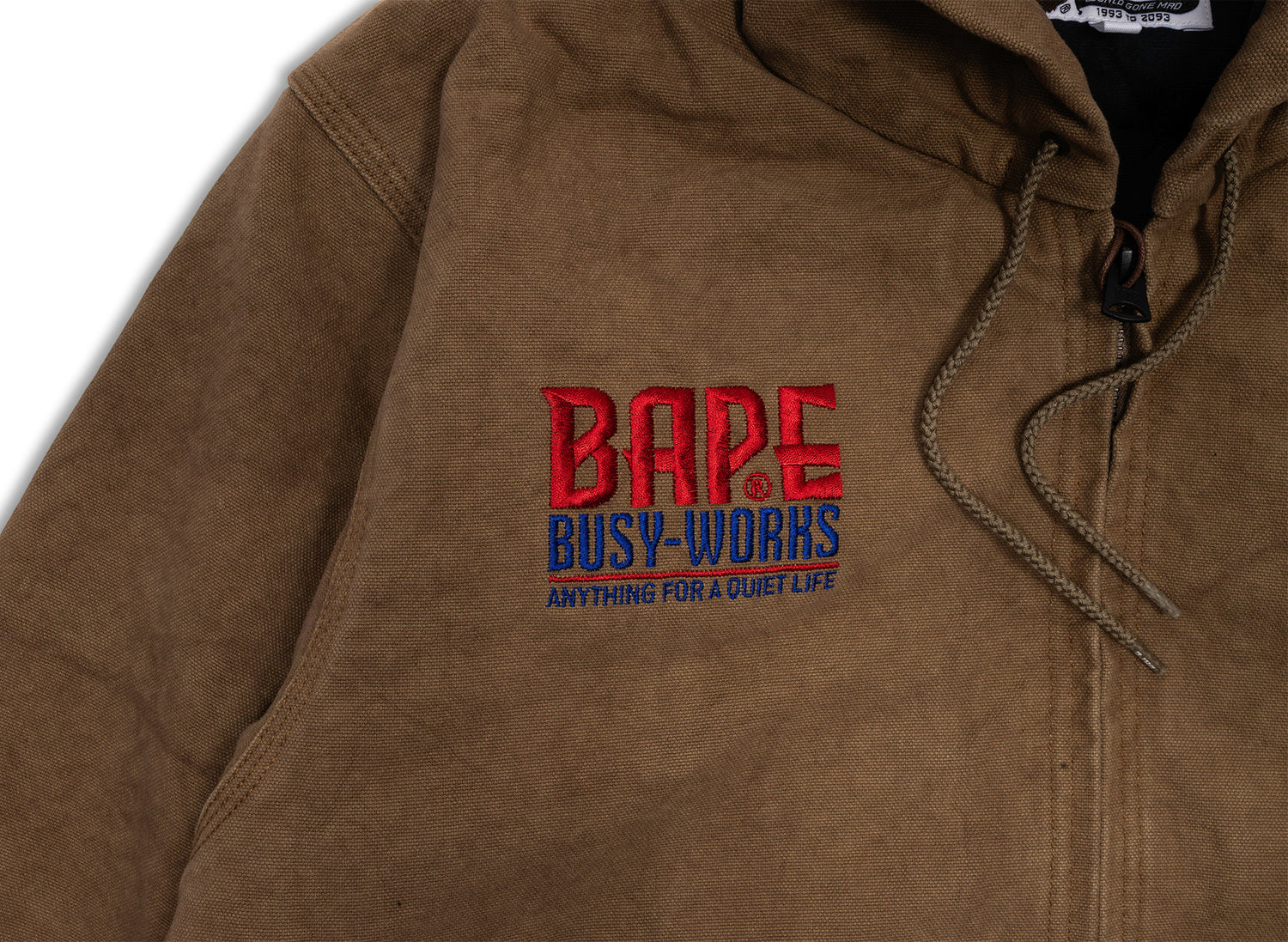 A Bathing Ape Active Jacket in Beige - view 3
