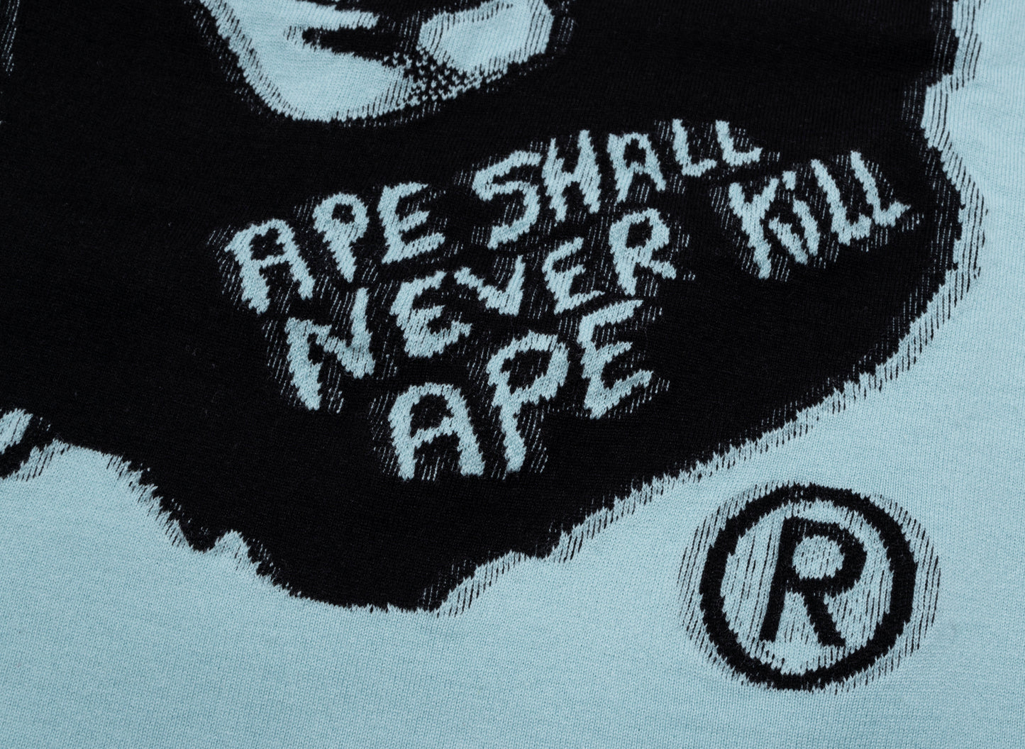 A Bathing Ape Art Print Jacquard Tee in Blue - view 2