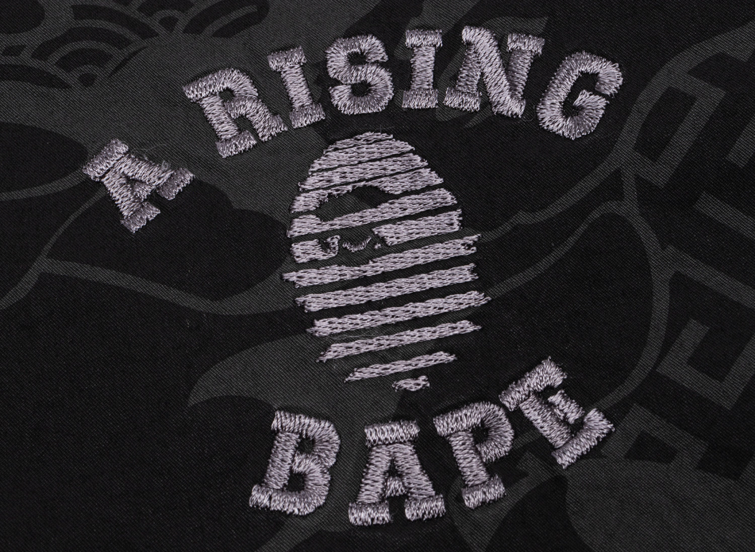 A Bathing Ape Asia Camo Zip Jacket in Black - view 2