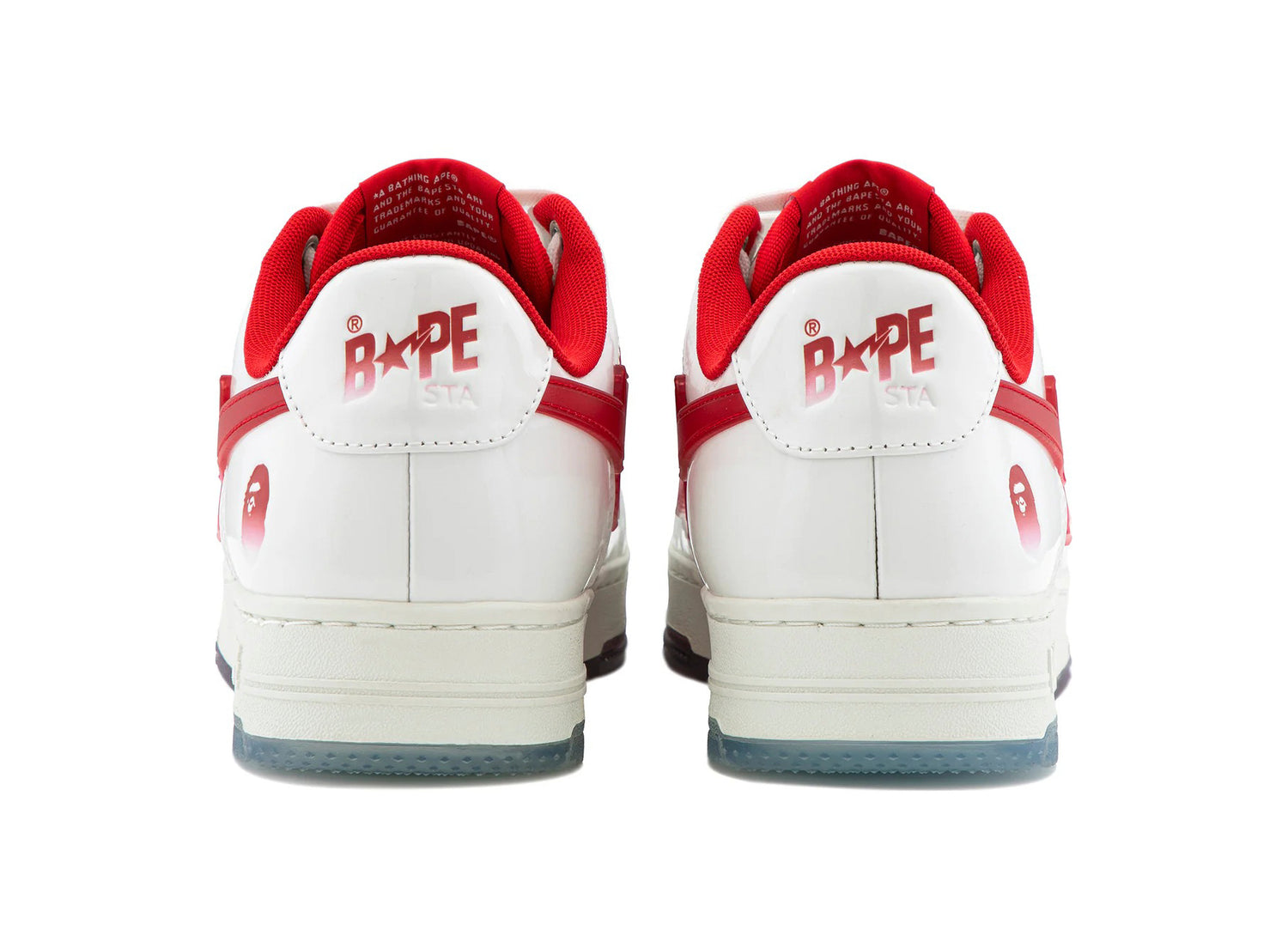 A Bathing Ape Bape Sta #4 M2 in Red — view 3