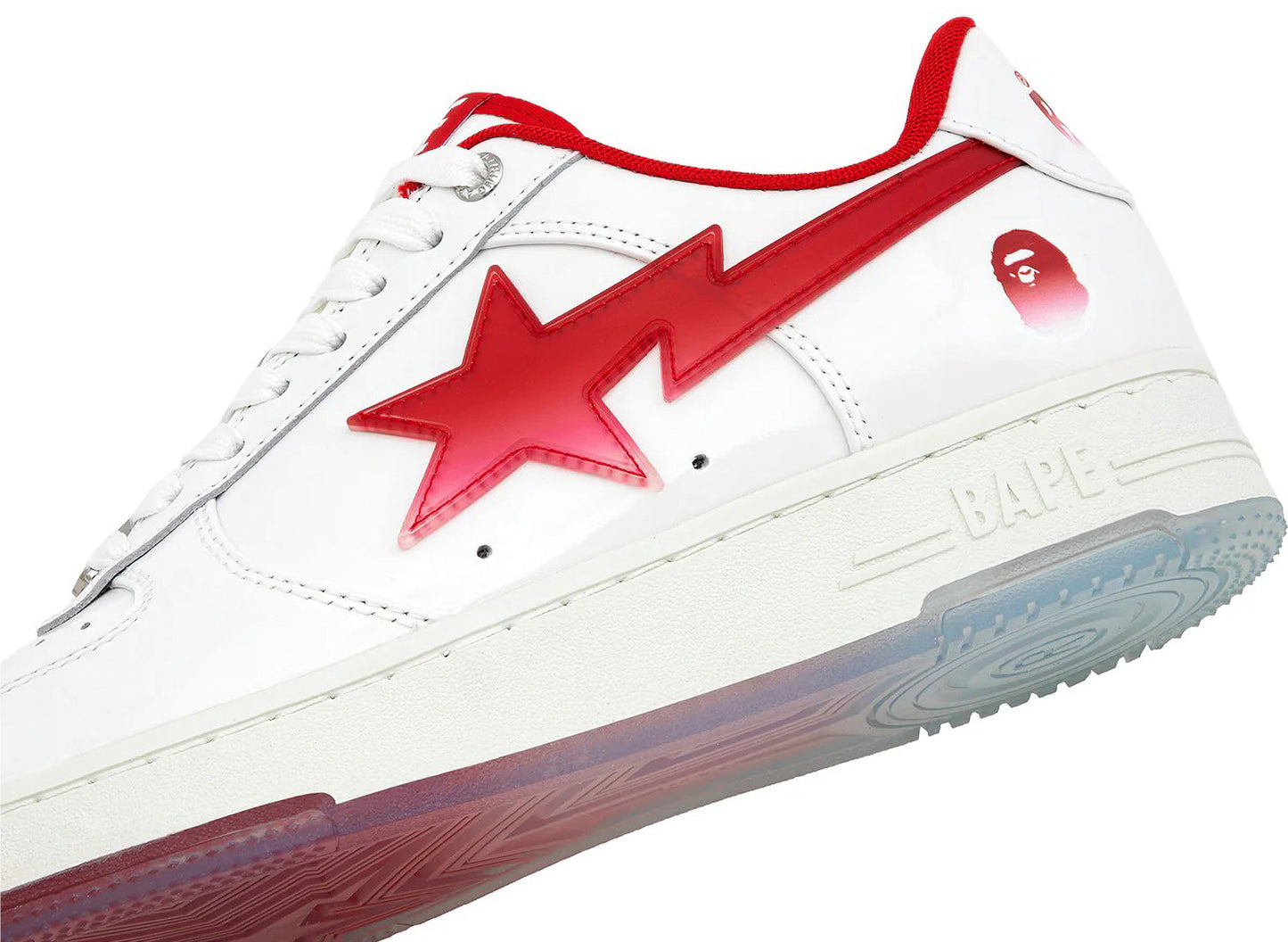 A Bathing Ape Bape Sta #4 M2 in Red — view 5