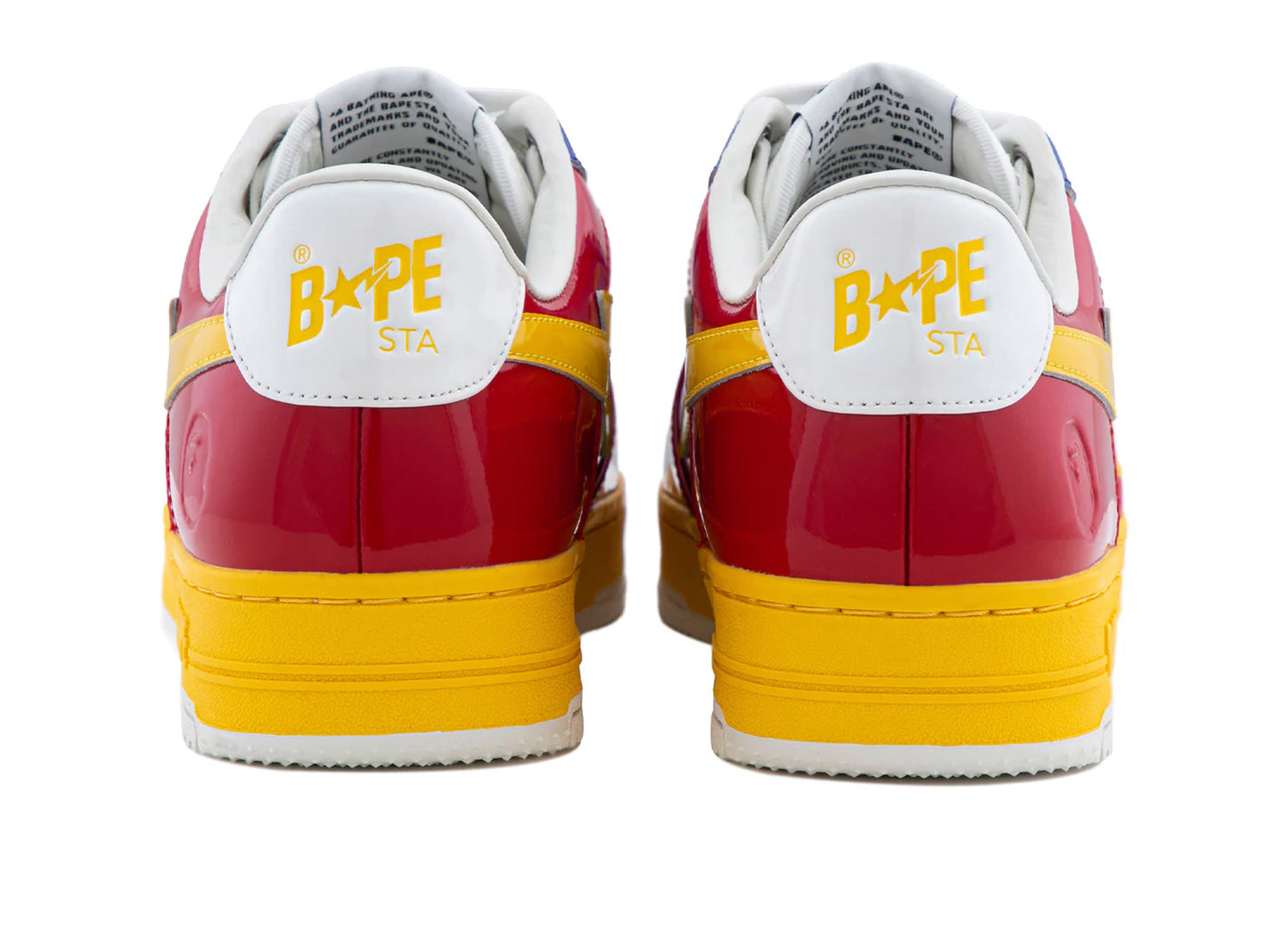 A Bathing Ape Bape Sta #6-4 M2 in Red — view 3