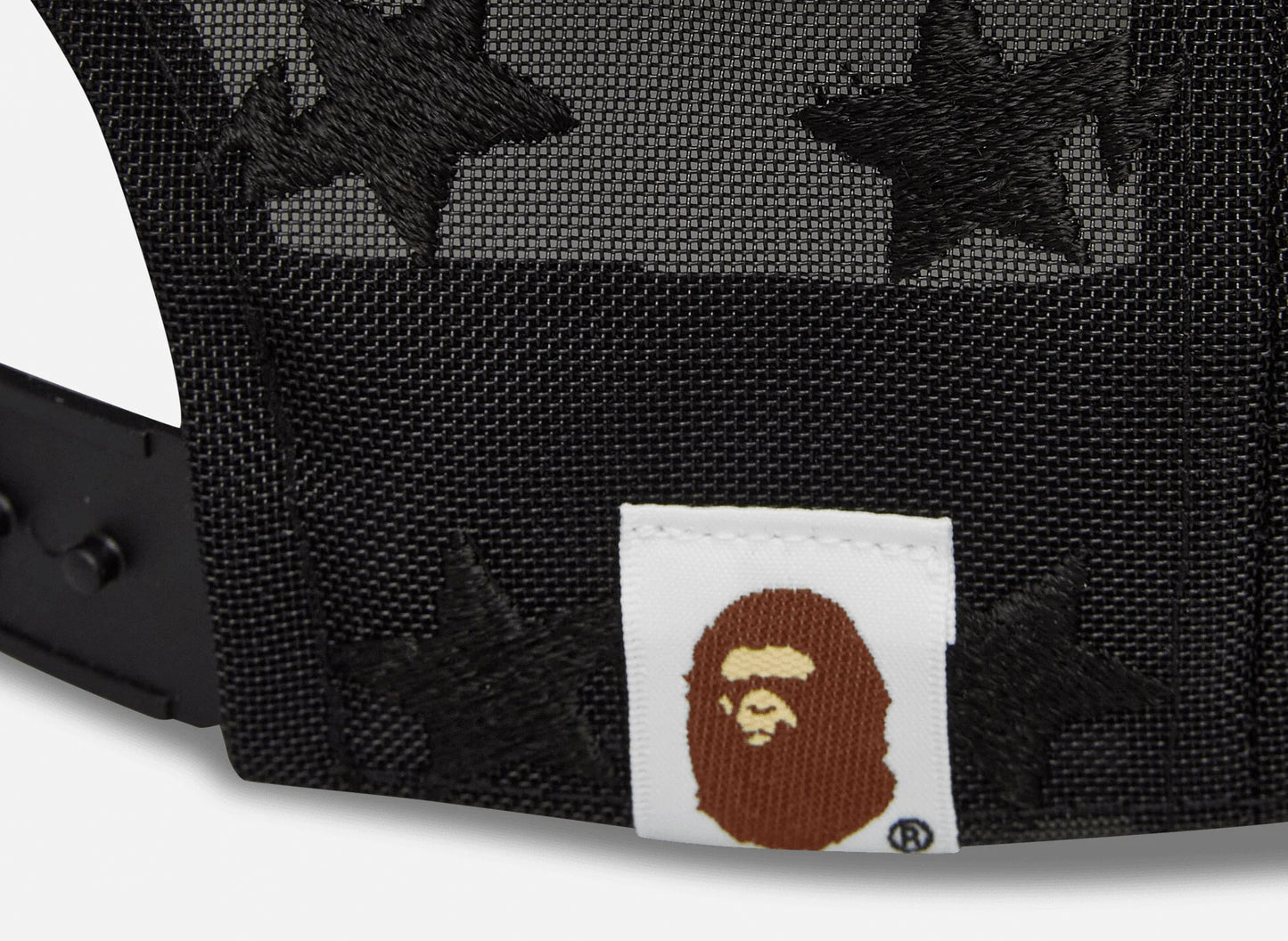 A Bathing Ape Bape Sta Mesh Cap in Black — view 5