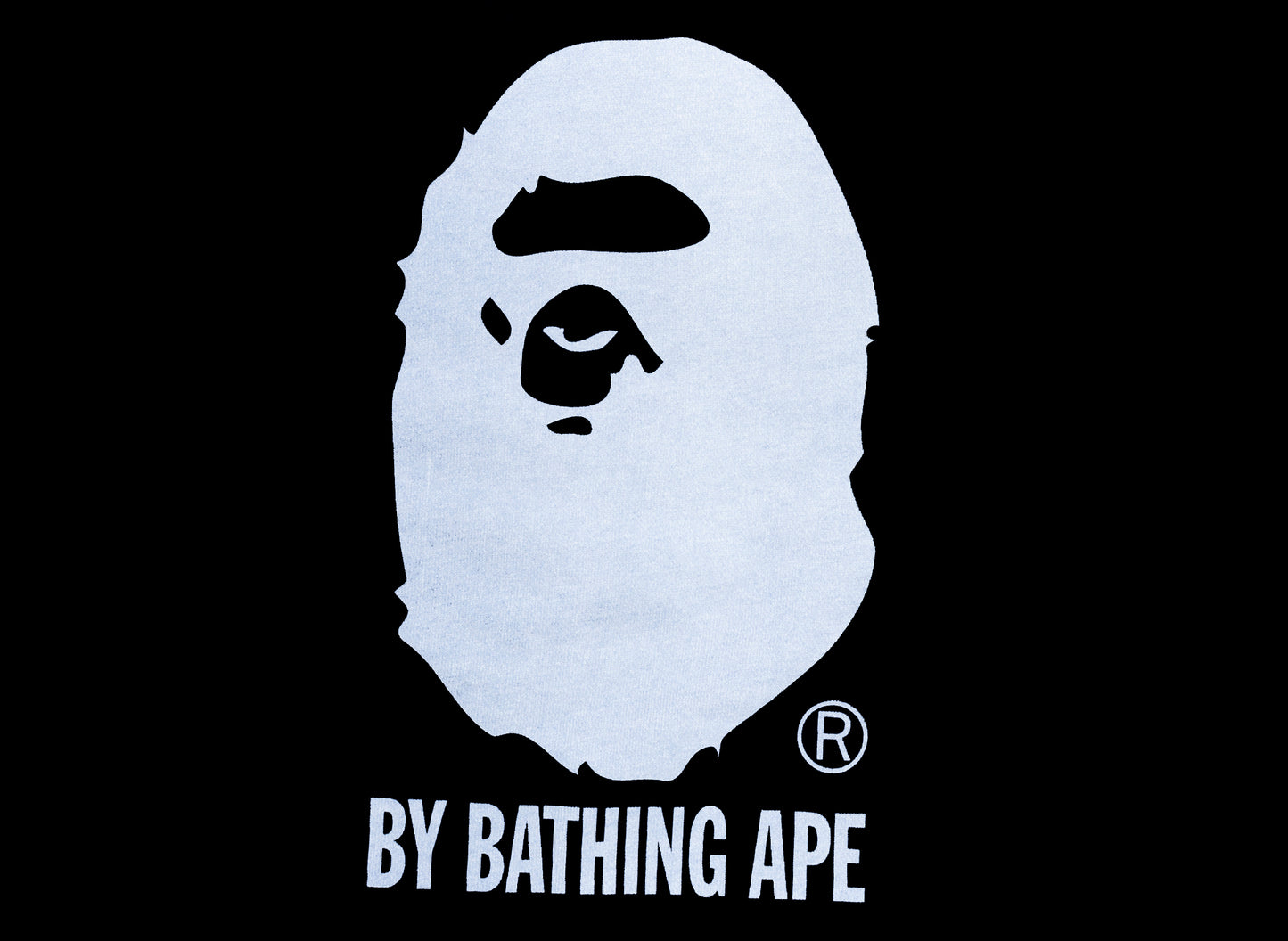 A Bathing Ape By Bathing Ape Overdye Crewneck in Black - view 2