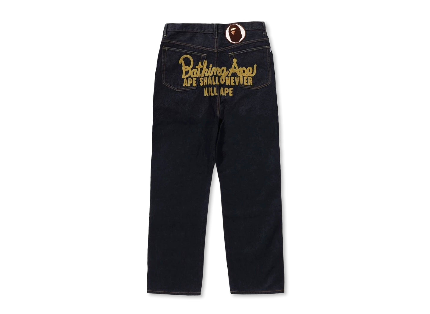 A Bathing Ape Champion Denim Pants in Indigo — view 2