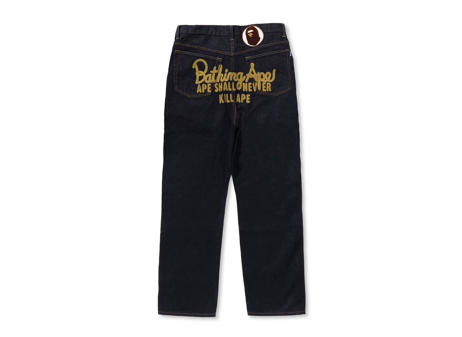 A Bathing Ape Champion Denim Pants in Indigo — view 2