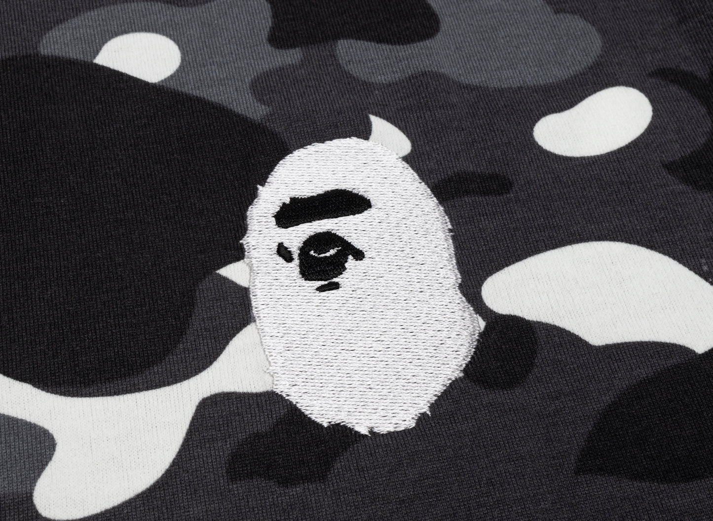 A Bathing Ape City Camo Large Ape Head Tee in Black - view 2