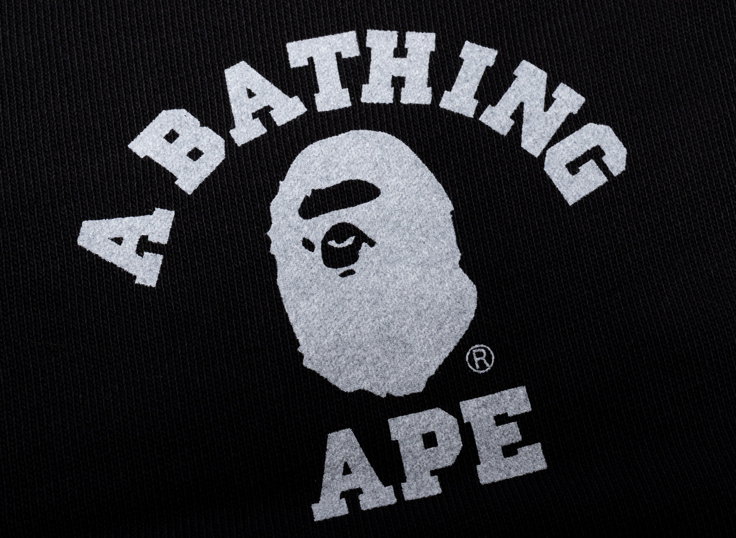 A Bathing Ape College One Point Overdye Pants in Black - view 2