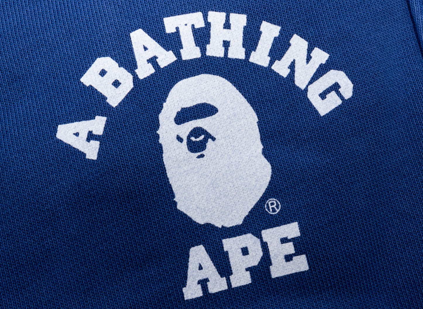 A Bathing Ape College One Point Overdye Pants in Blue - view 2