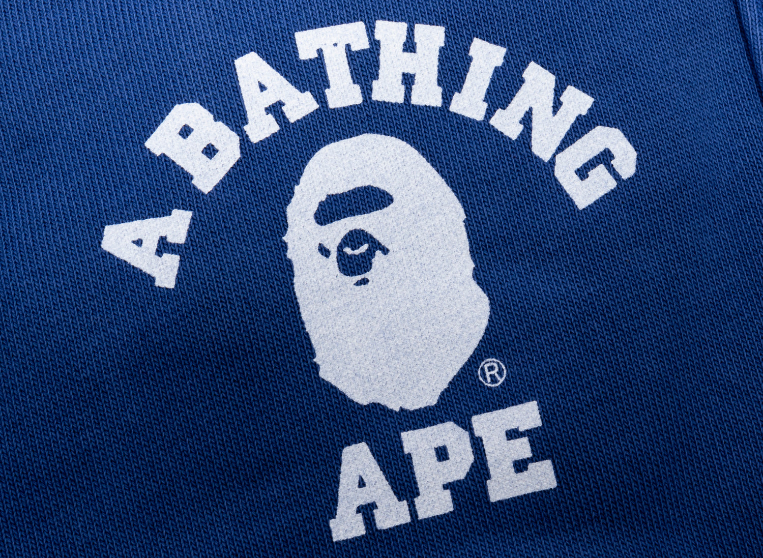 A Bathing Ape College One Point Overdye Pants in Blue - view 2