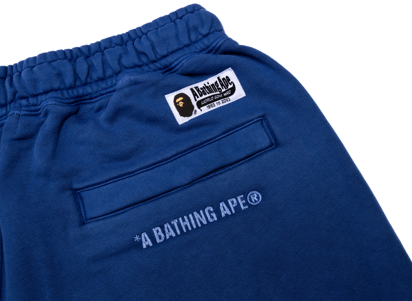 A Bathing Ape College One Point Overdye Pants in Blue - view 3