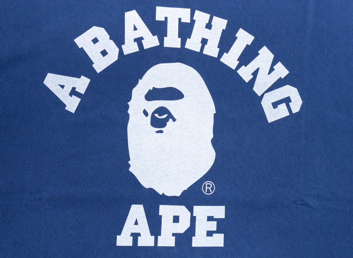 A Bathing Ape College Overdye Tee in Blue - view 2