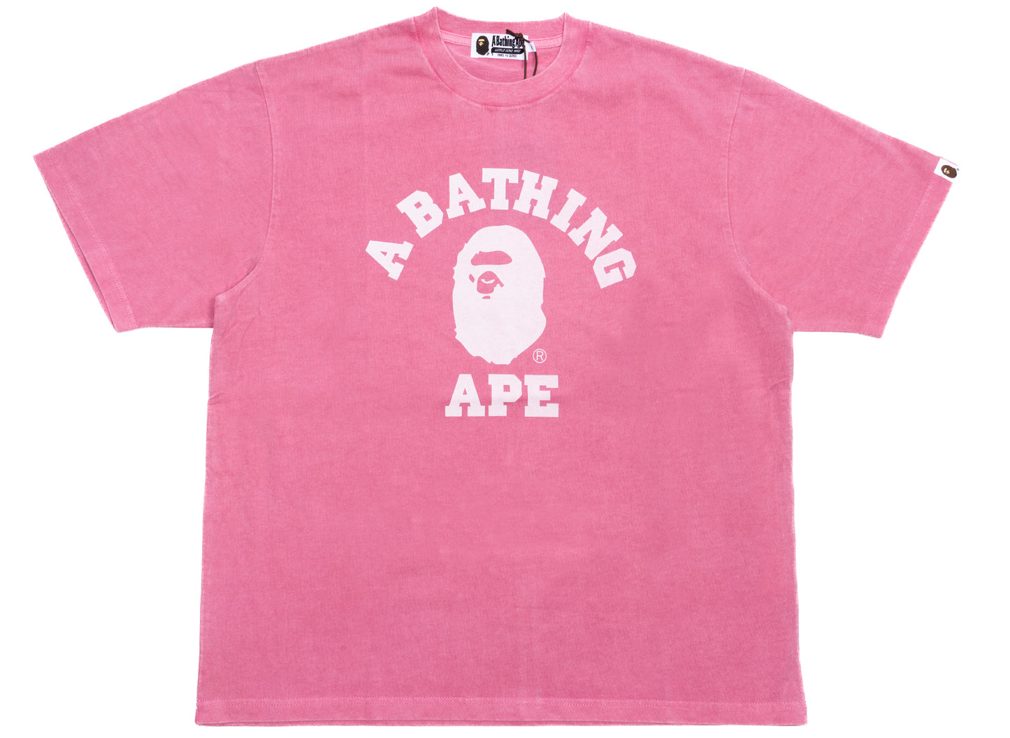 A Bathing Ape College Overdye Tee in Pink – Oneness Boutique