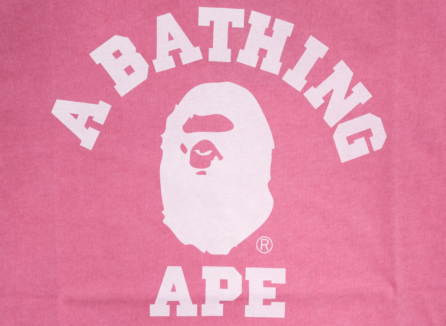 A Bathing Ape College Overdye Tee in Pink – Oneness Boutique