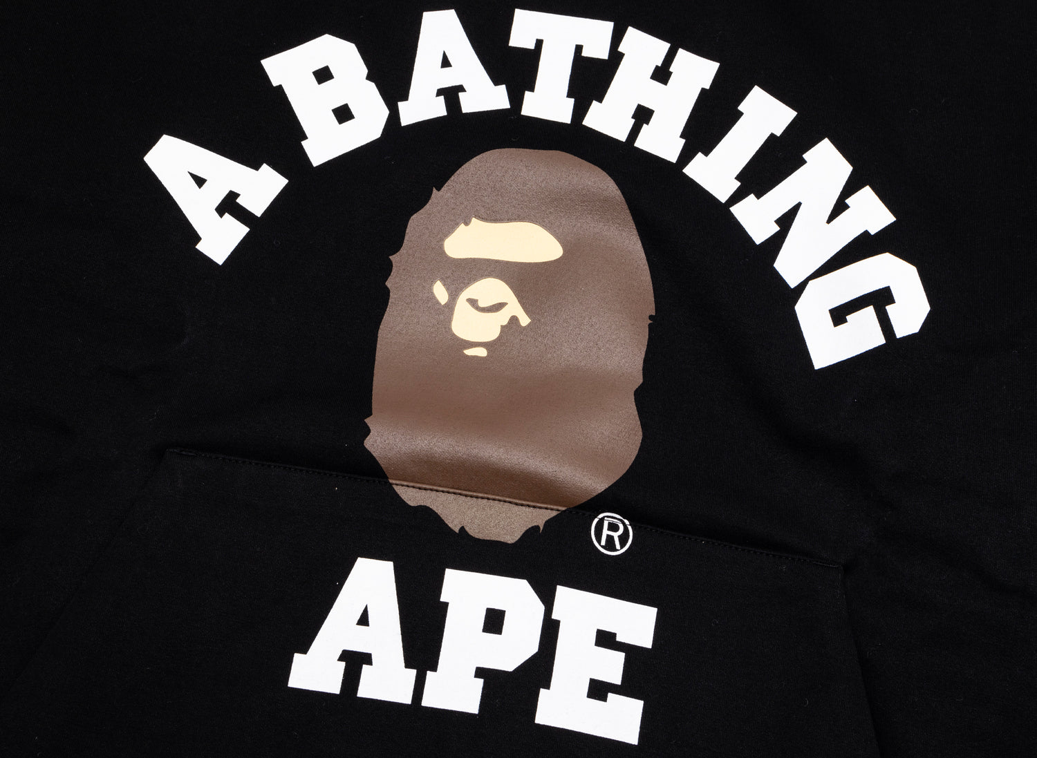 A Bathing Ape College Puffy Relaxed Fit Pullover Hoodie - view 2