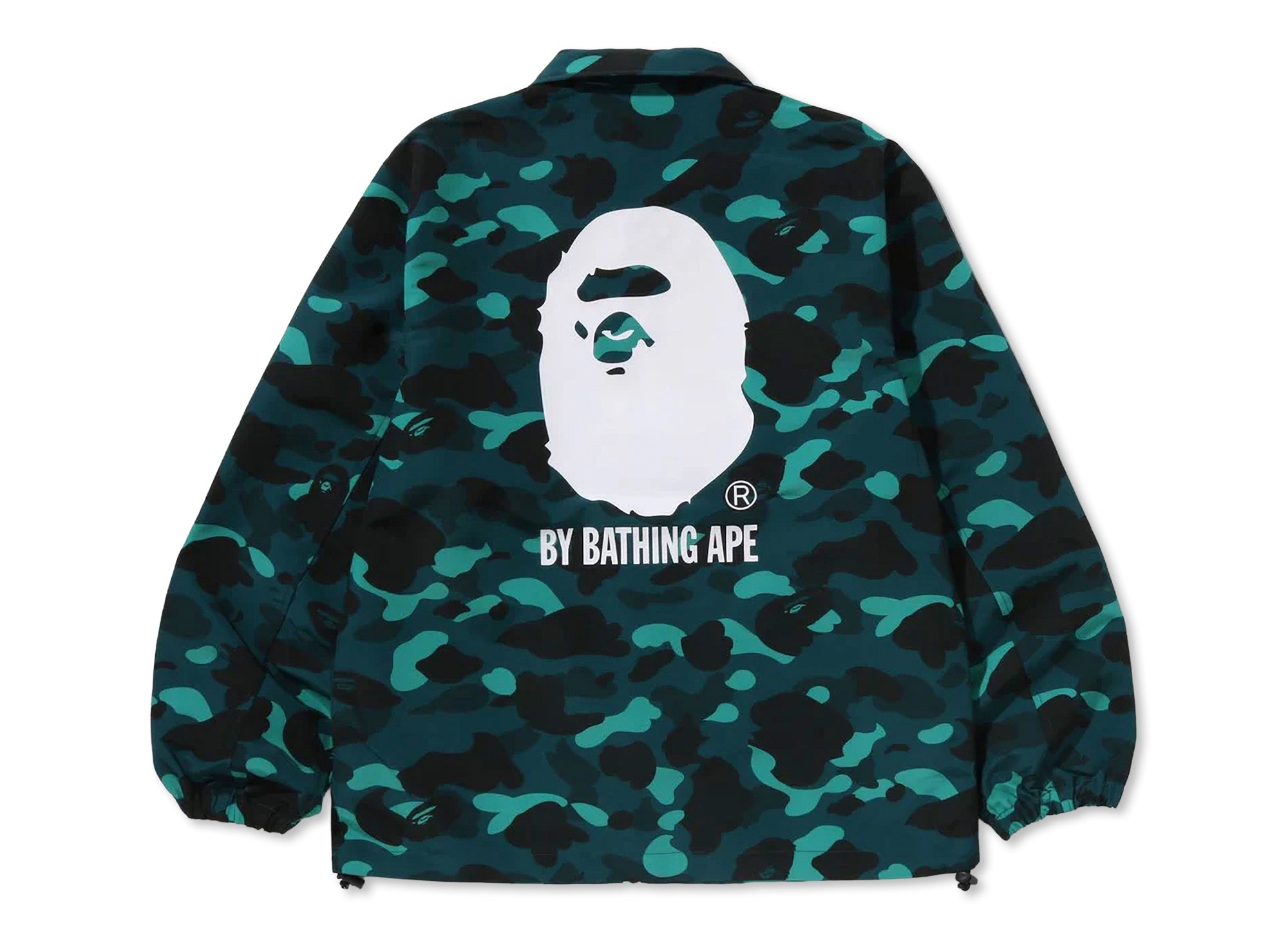 A Bathing Ape Color Camo Coach Jacket in Green | Oneness – Oneness