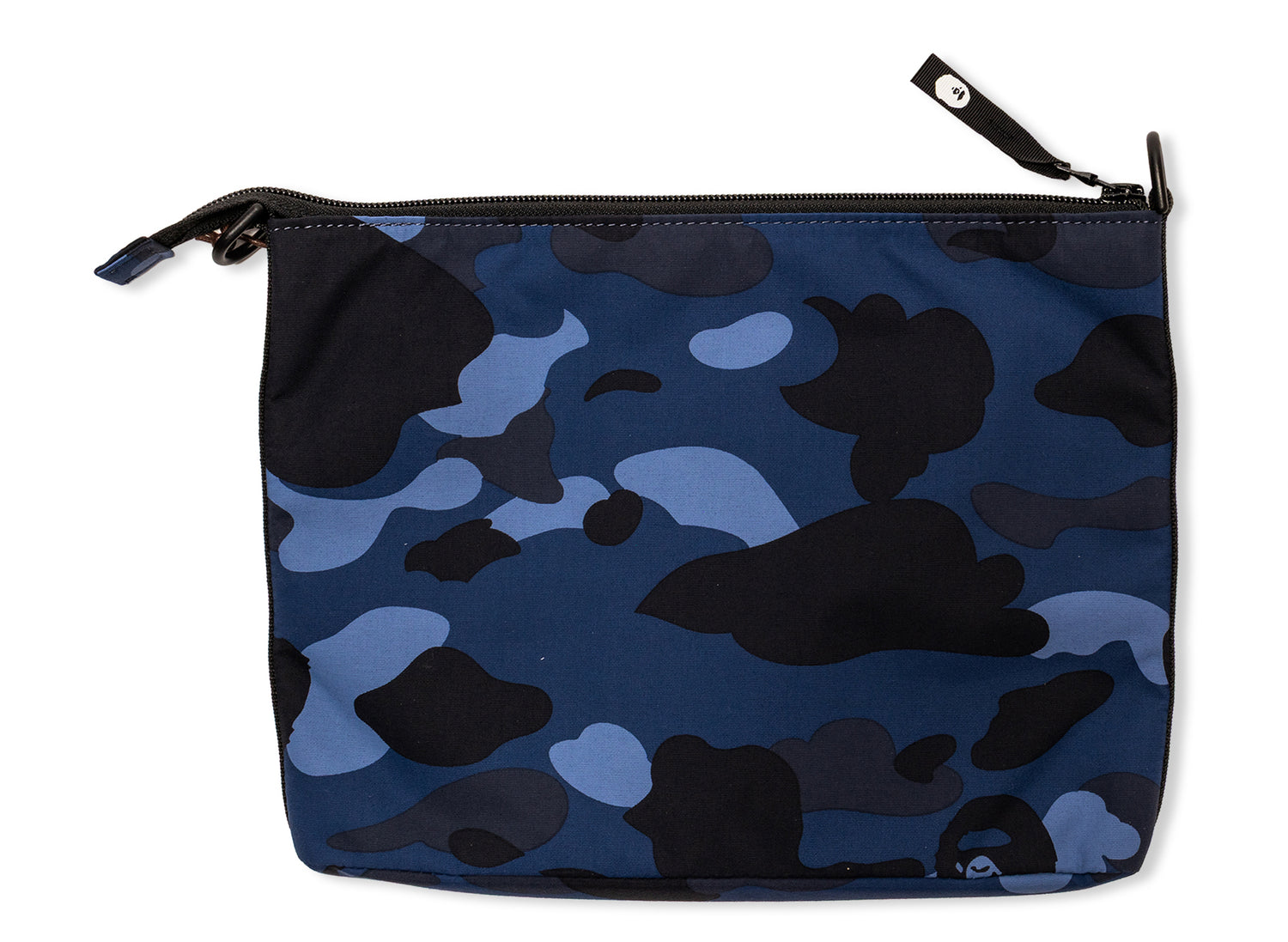 A Bathing Ape Color Camo Sacoche in Navy - view 2