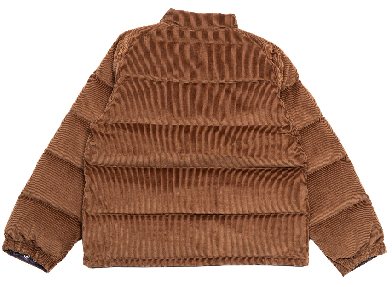 A Bathing Ape Corduroy Classic Down Jacket in Brown - view 3