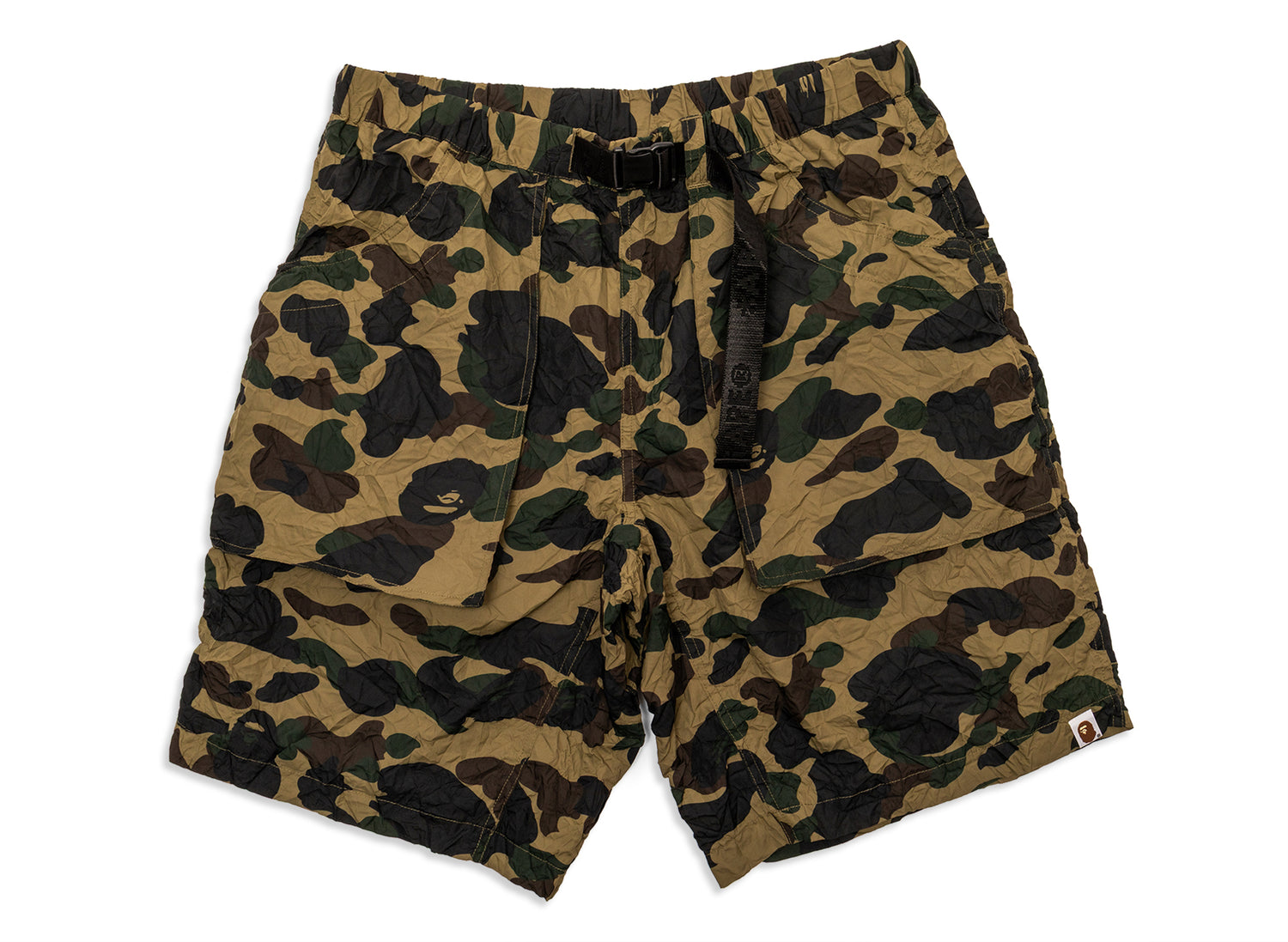 A Bathing Ape Crinkle Effect 1stCamo Climbing Shorts – Oneness
