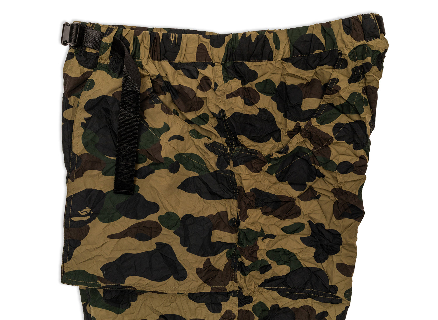 A Bathing Ape Crinkle Effect 1stCamo Climbing Shorts – Oneness