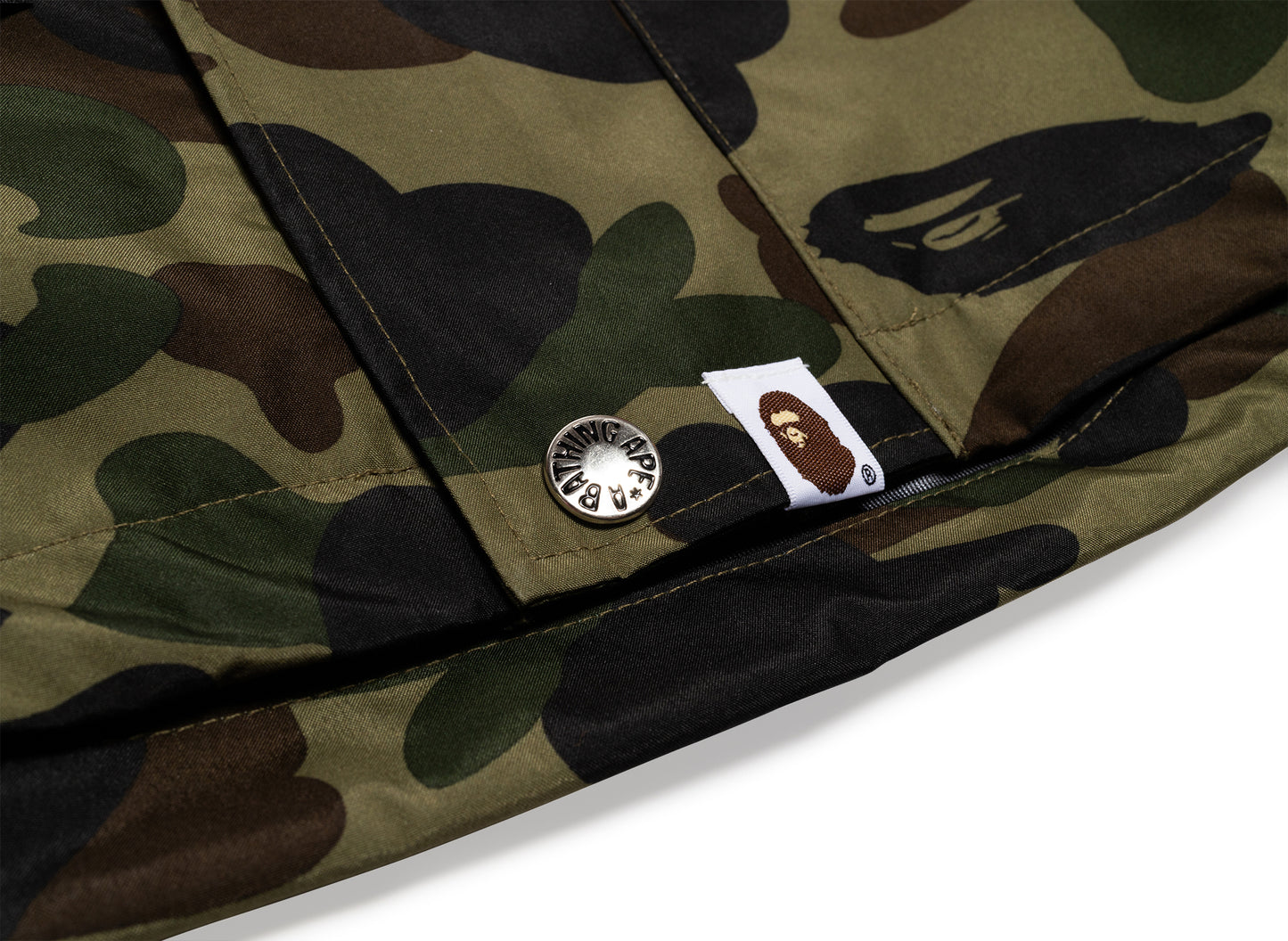 A Bathing Ape GORE-TEX 1st Camo Snowboard Jacket in Green — view 4
