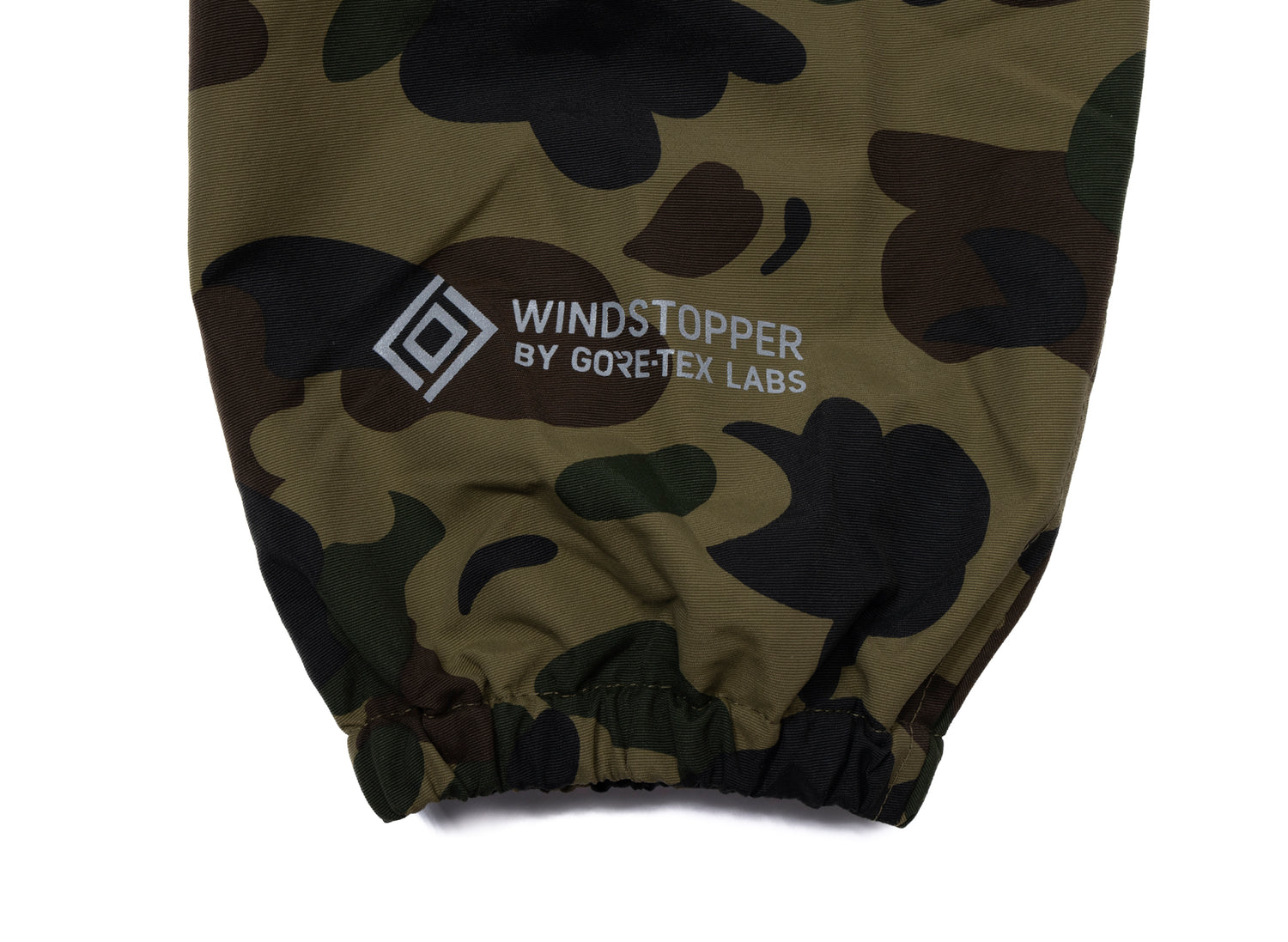 A Bathing Ape Gore-Tex Wind Stopper 1st Camo Relaxed Coach Jacket in Green - view 3
