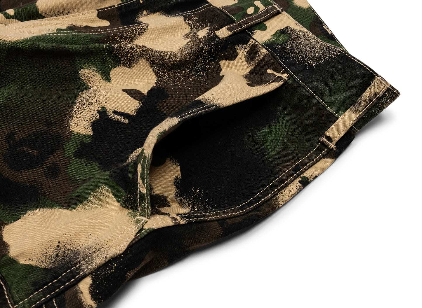 A Bathing Ape Map Camo Relaxed Fit Work Pants - view 3