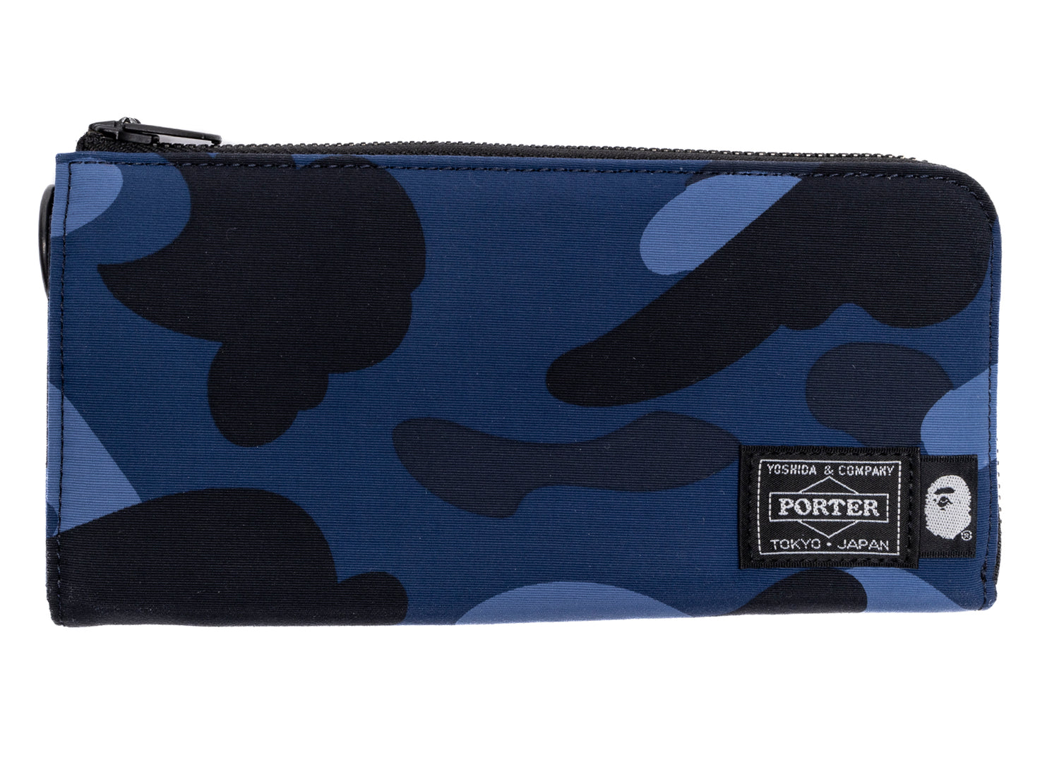 PORTER × A BATHING APE 財布 A Bathing Ape Porter Color Camo Long Wallet in Navy – Oneness Boutique