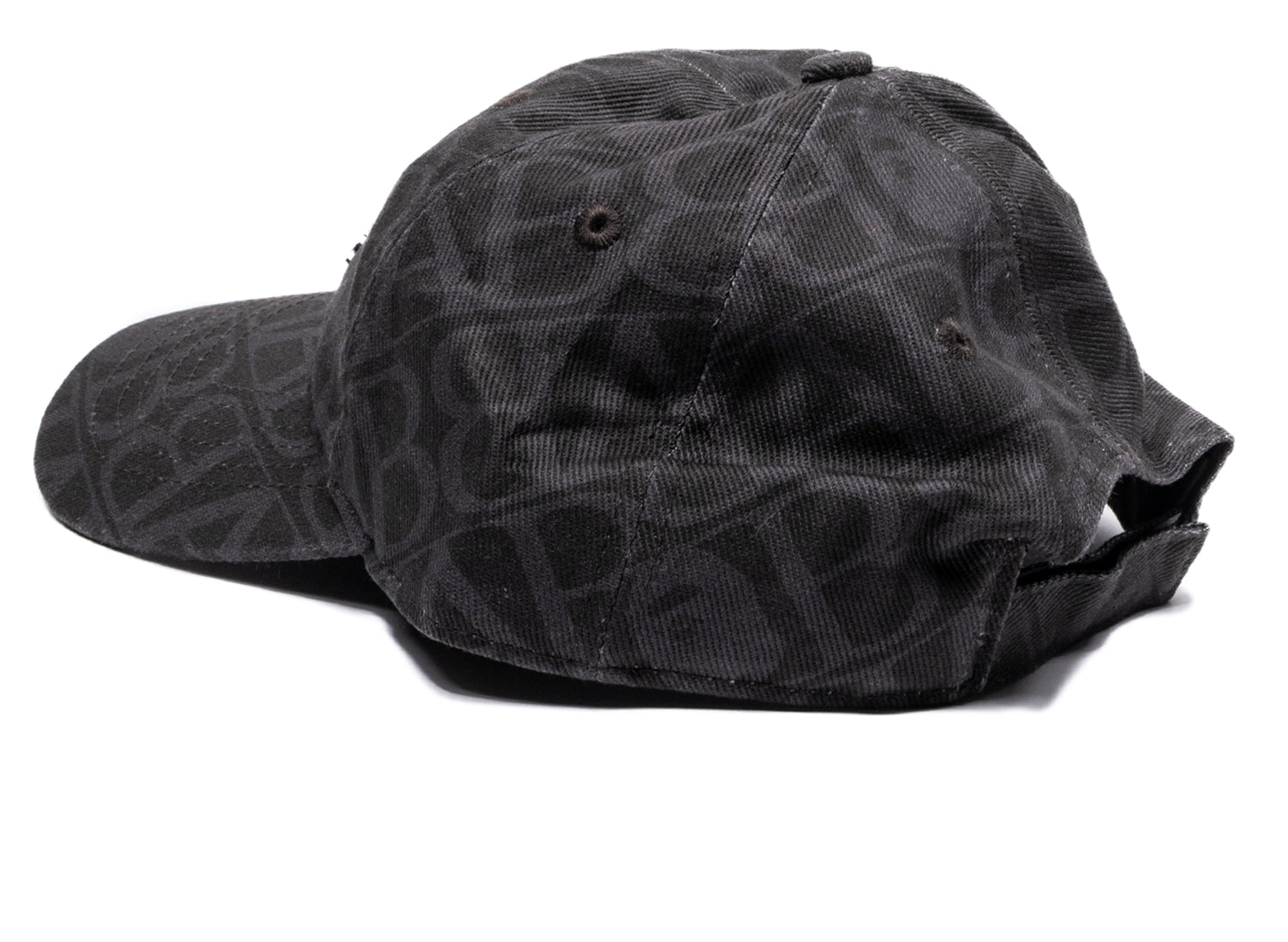 A Bathing Ape Sport Monogram Cap in Black - view 2