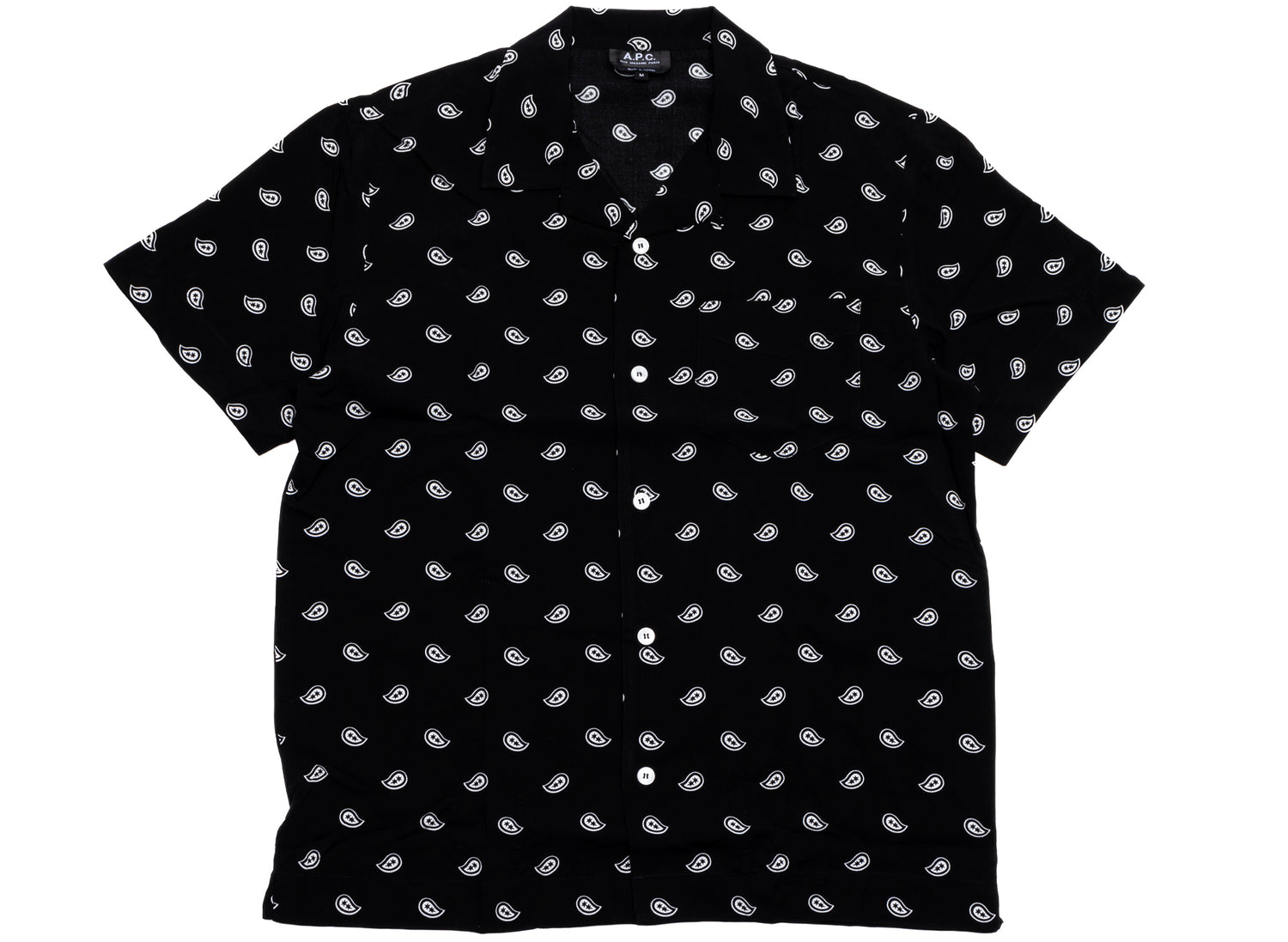 A.P.C. Chemisette Lloyd Paisley Button-Up