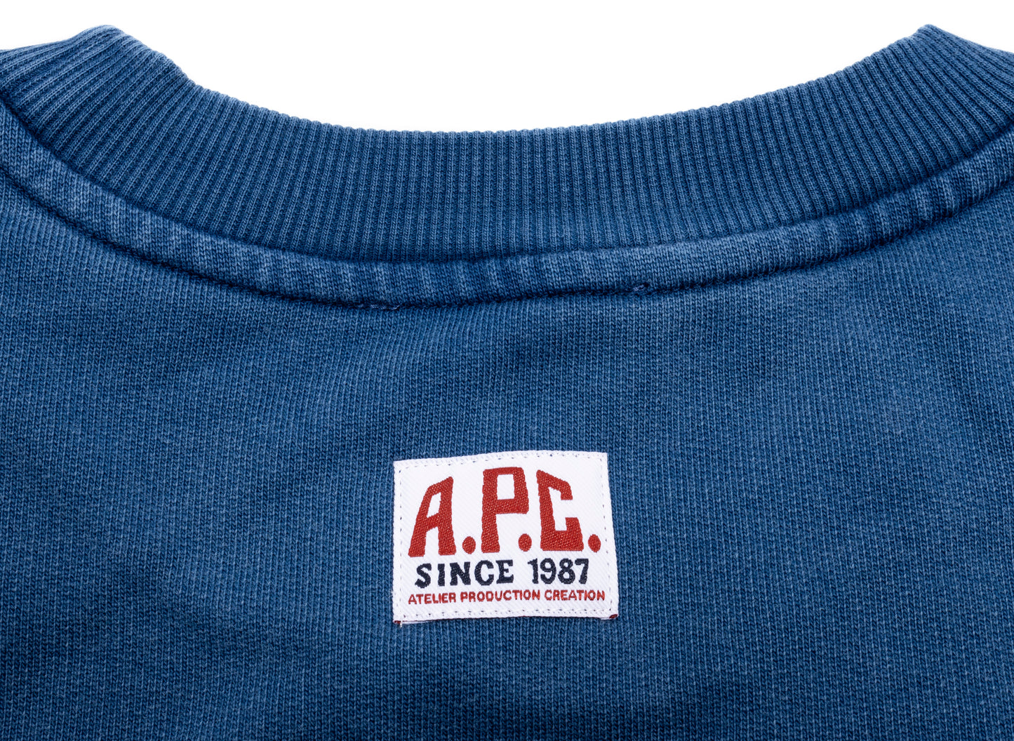 A.P.C. Label H Garment Dyed Sweatshirt - view 2