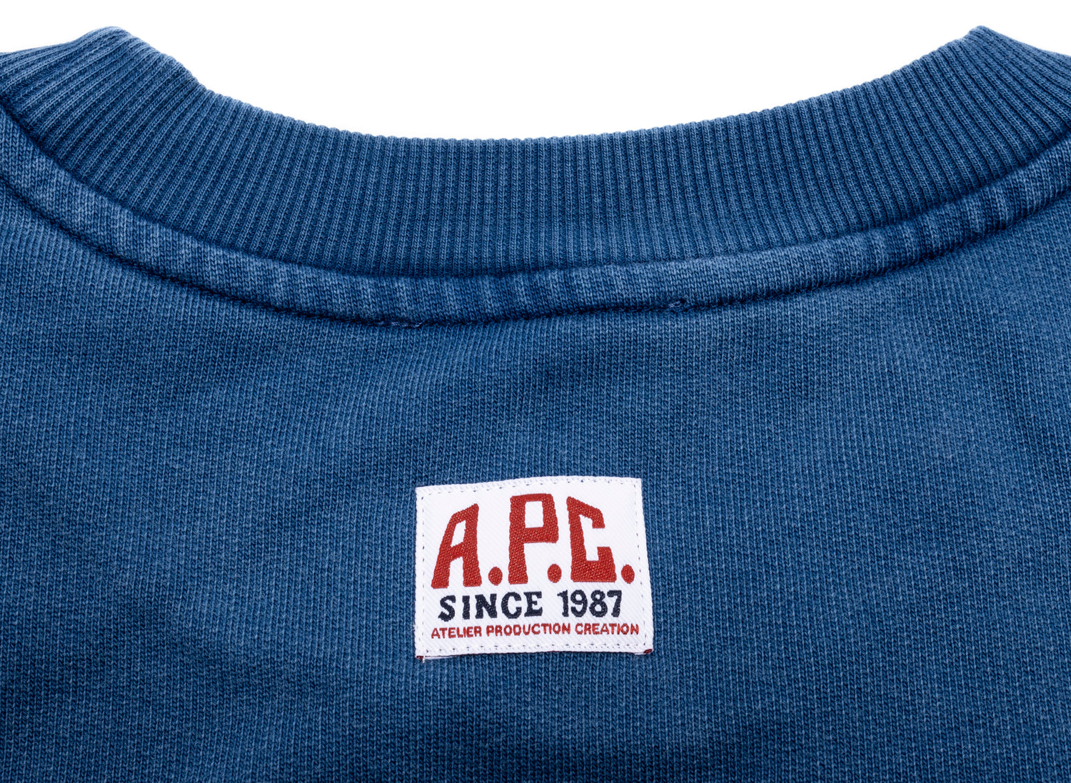 A.P.C. Label H Garment Dyed Sweatshirt - view 2