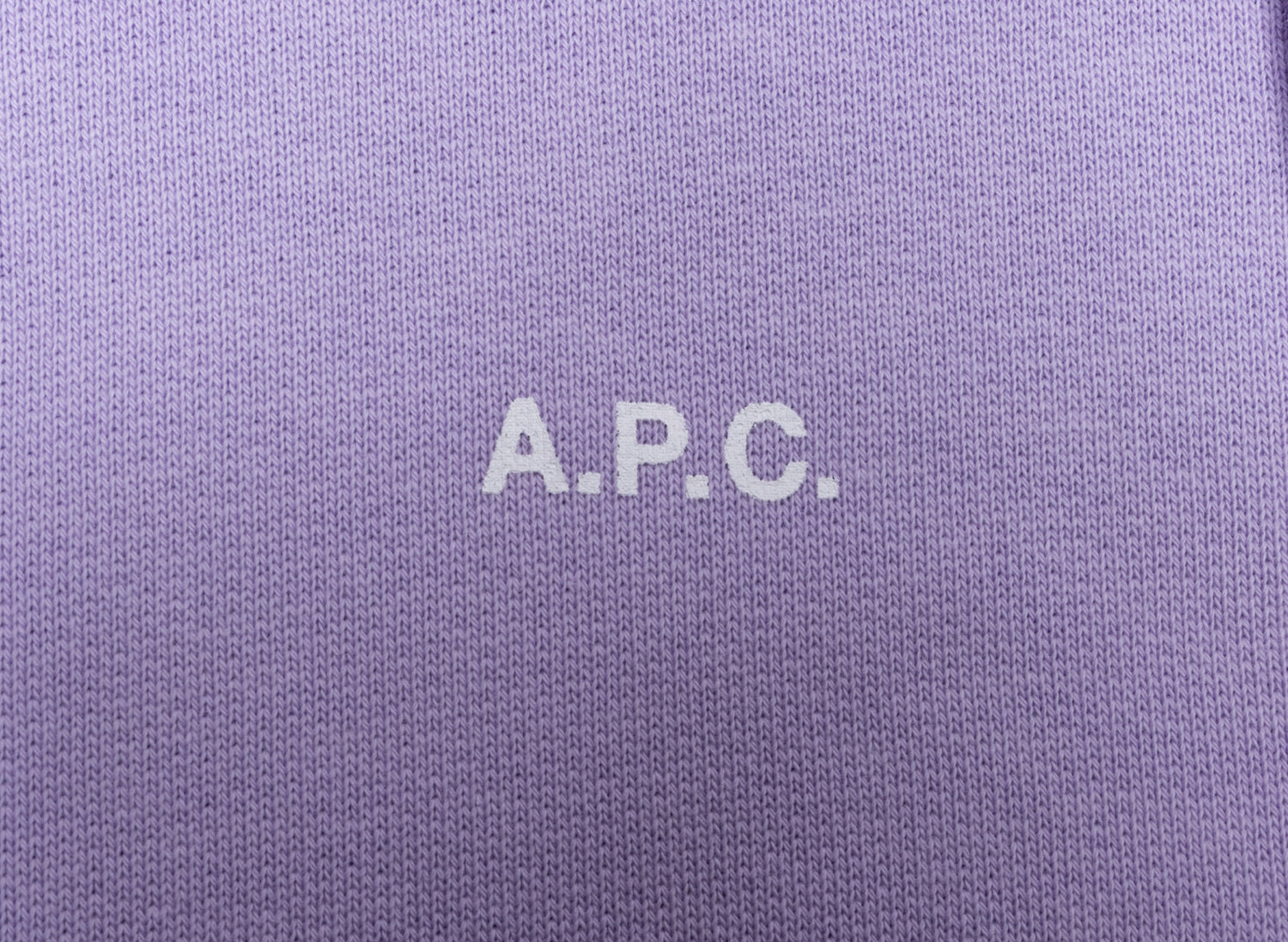 A.P.C. Larry Hoodie in Lavender - view 2